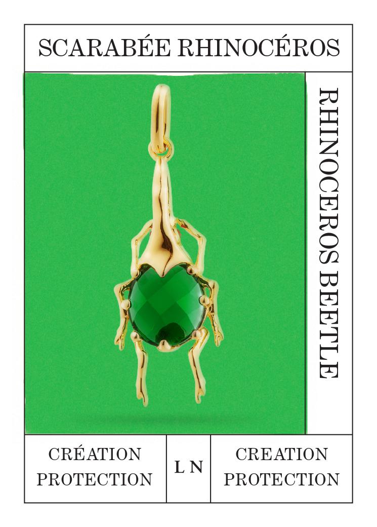 Scarab beetle pendant: Creation and Protection