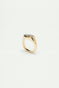 Gold-plated terrazzo ring