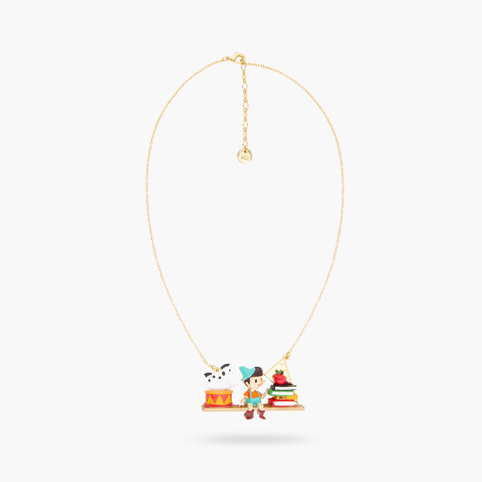 Collier plastron Pinocchio et jeux