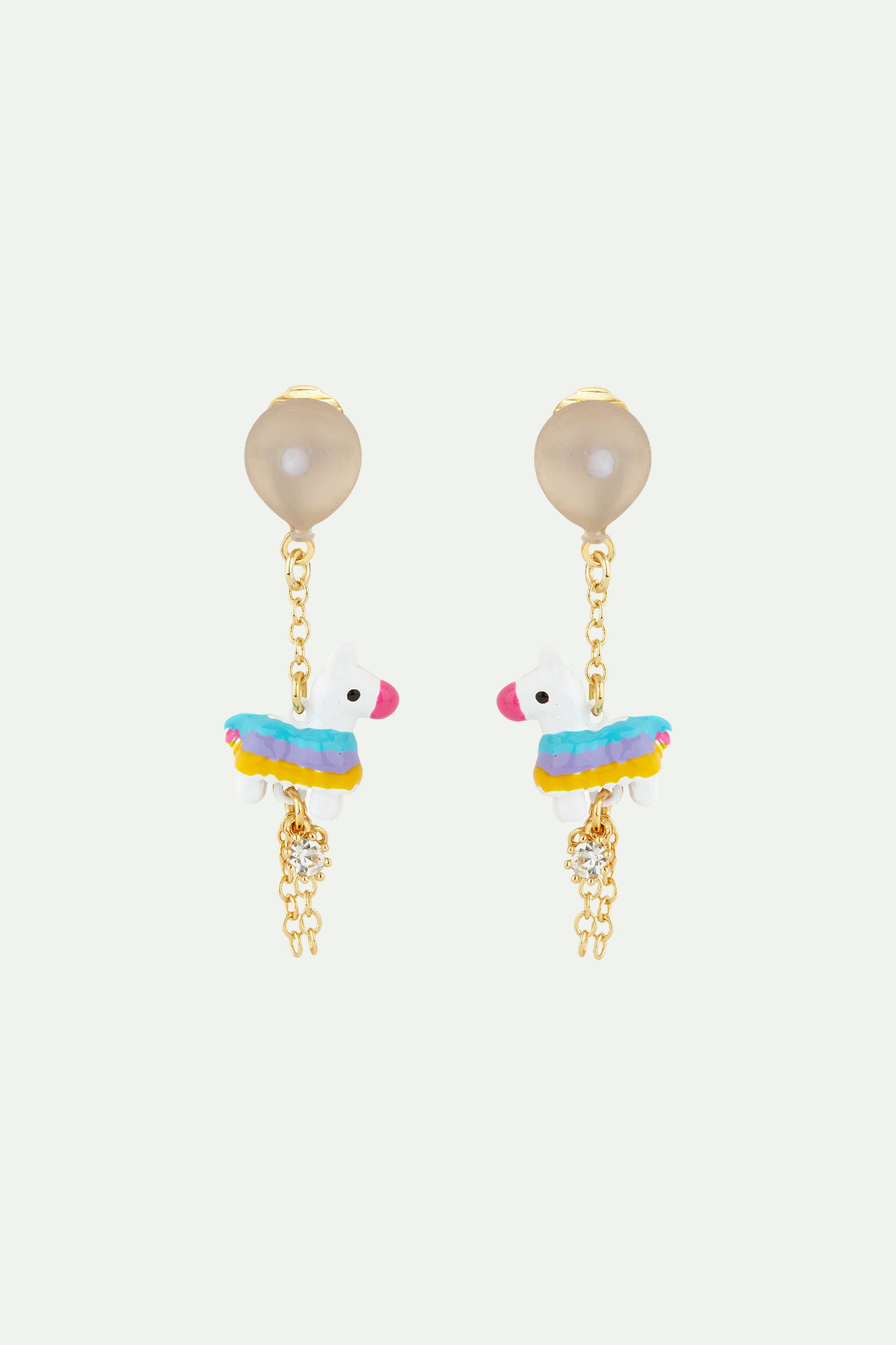 Boucles d'Oreilles Tiges Piñata et Ballon