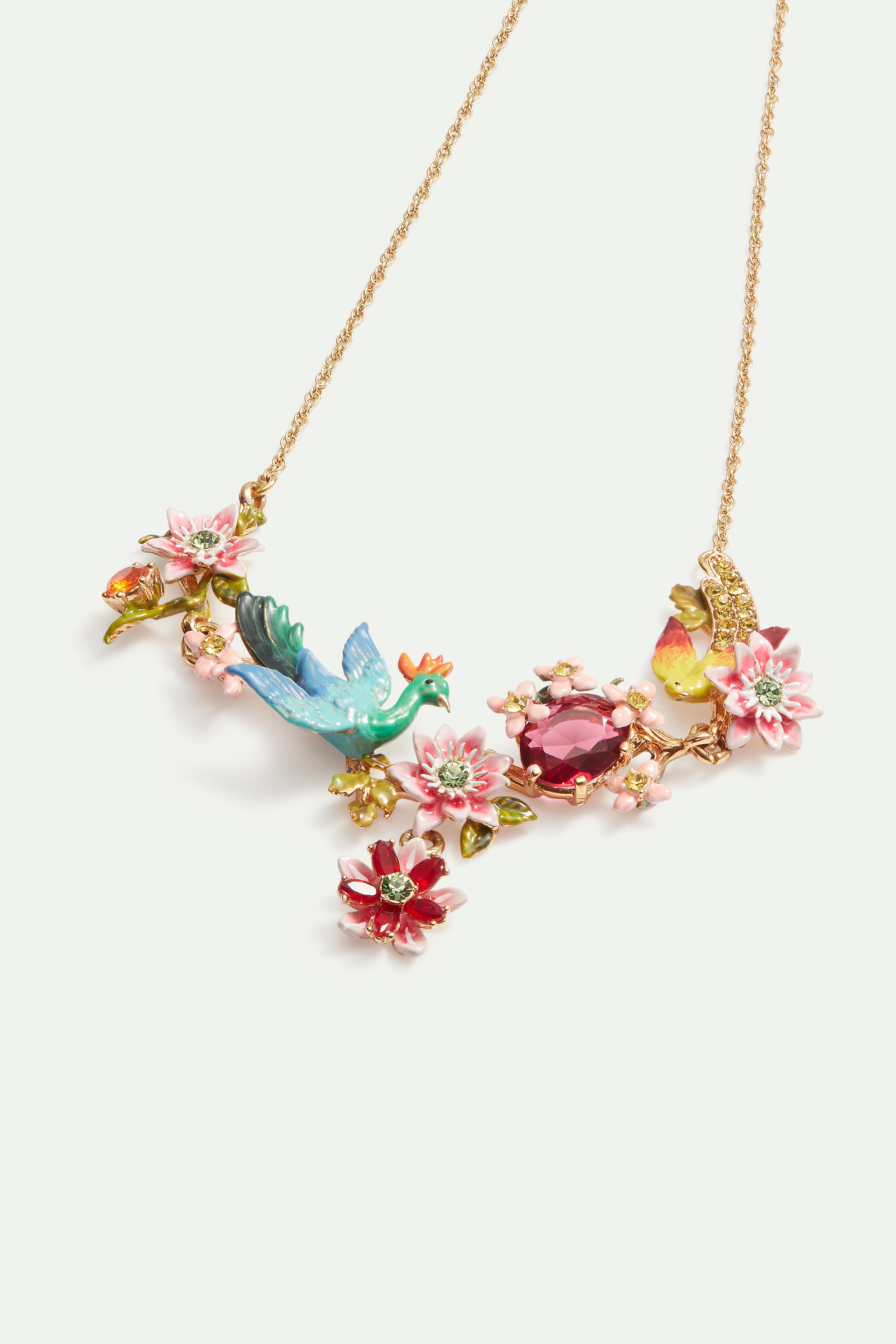 Lush garden statement necklace