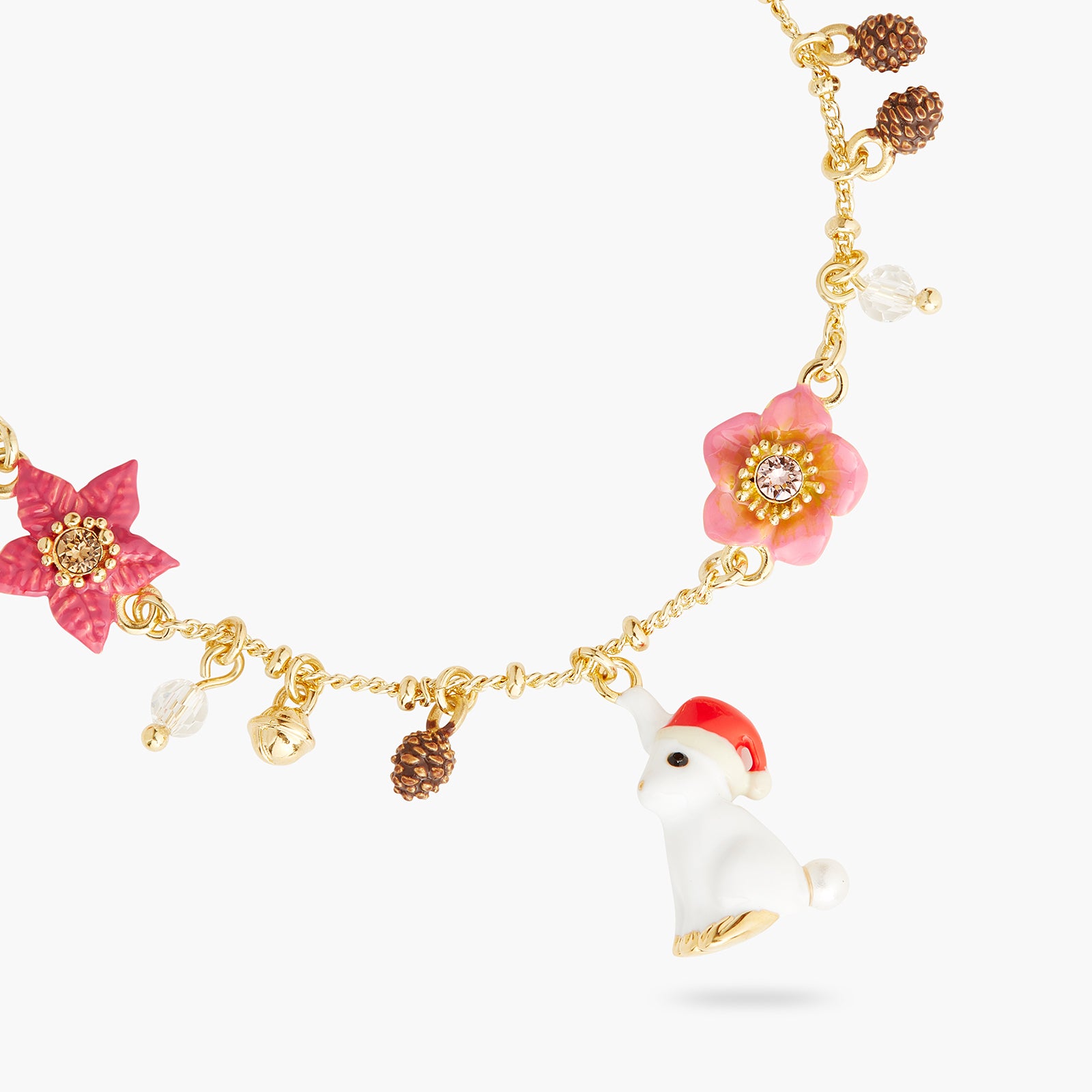 Pulsera Charms Conejo Navidad Encantada