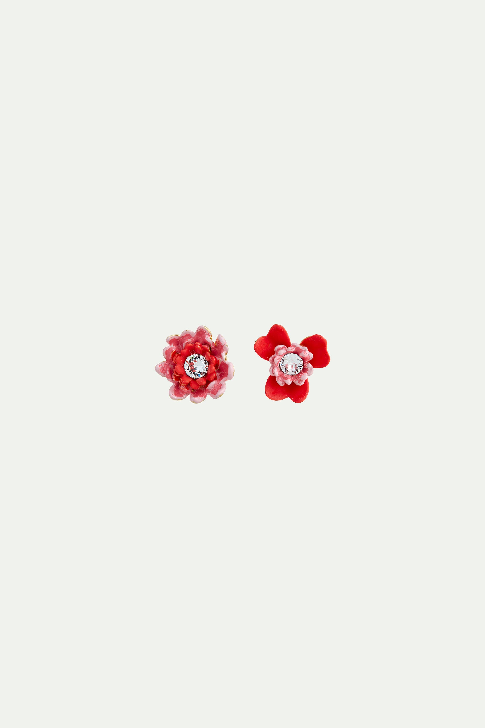 Anemone and gerbera post earrings