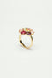 Bague fine 6 pierres la diamantine multicolore