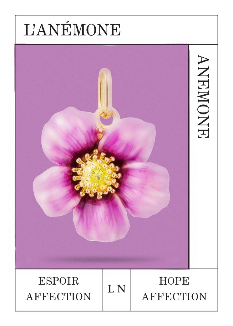 Anemone pendant: Hope and Affection