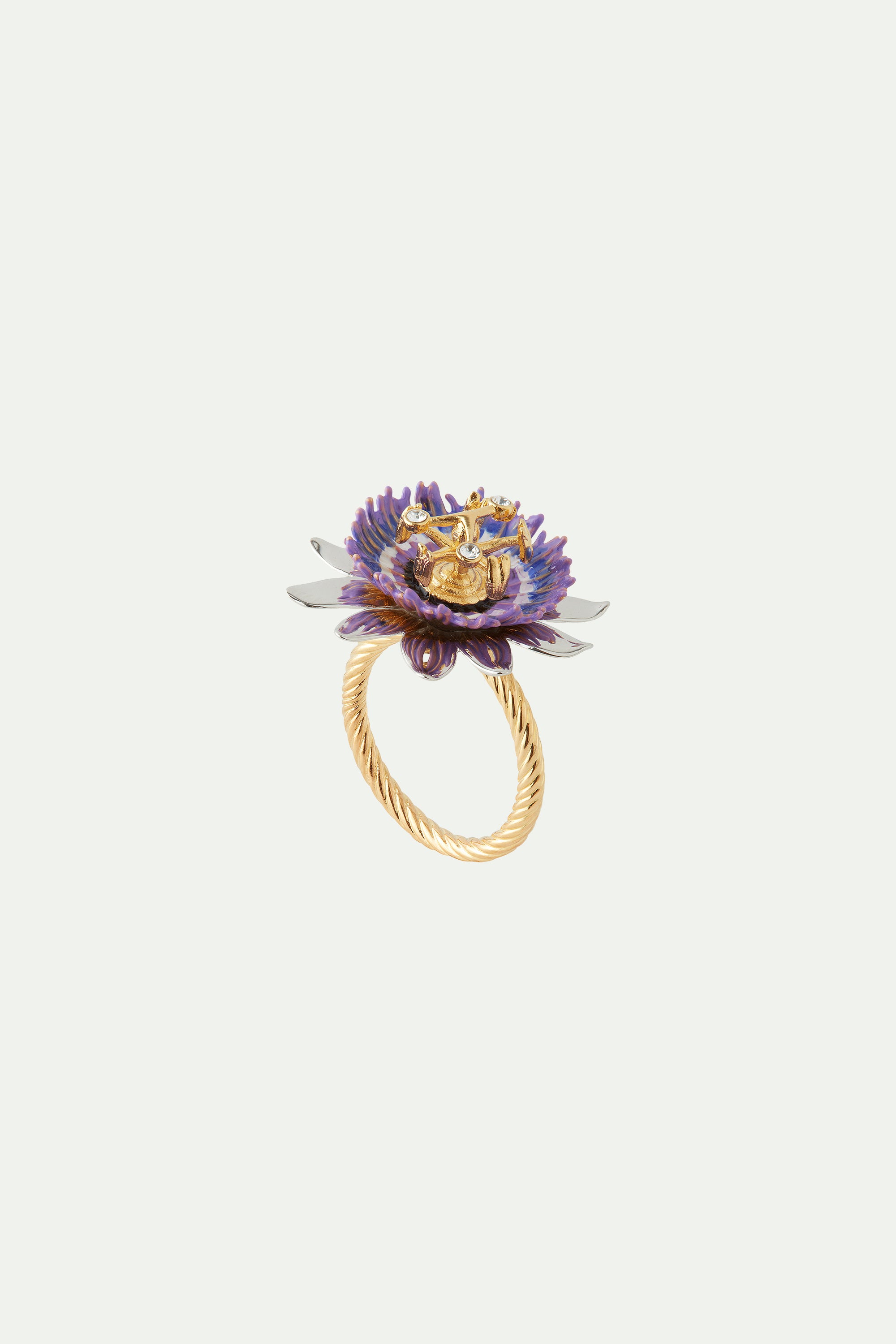 Anillo flor de pasiflora