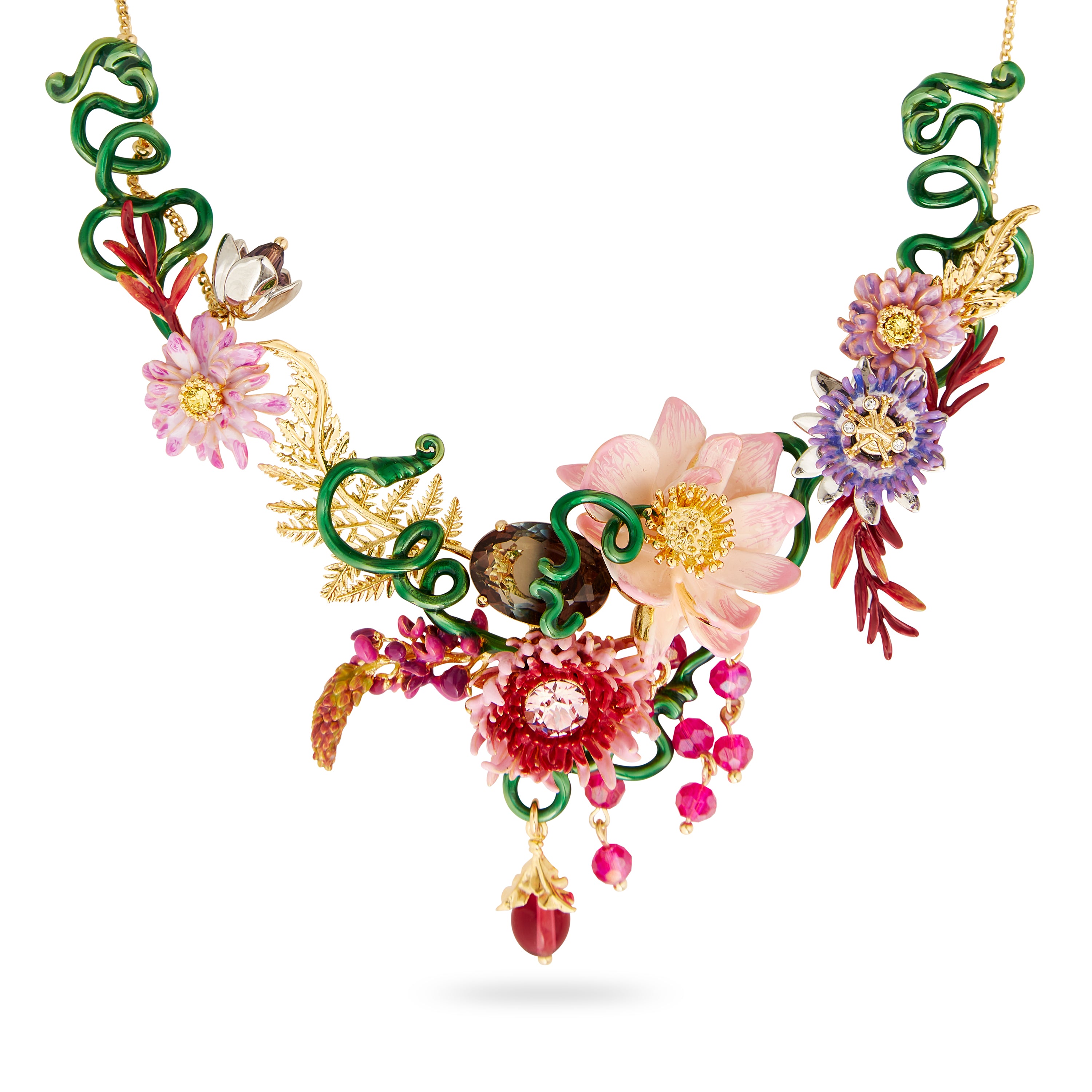 Collier Plastron  Bouquet Intersidéral