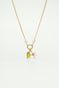 Lemon and lemon blossom pendant necklace