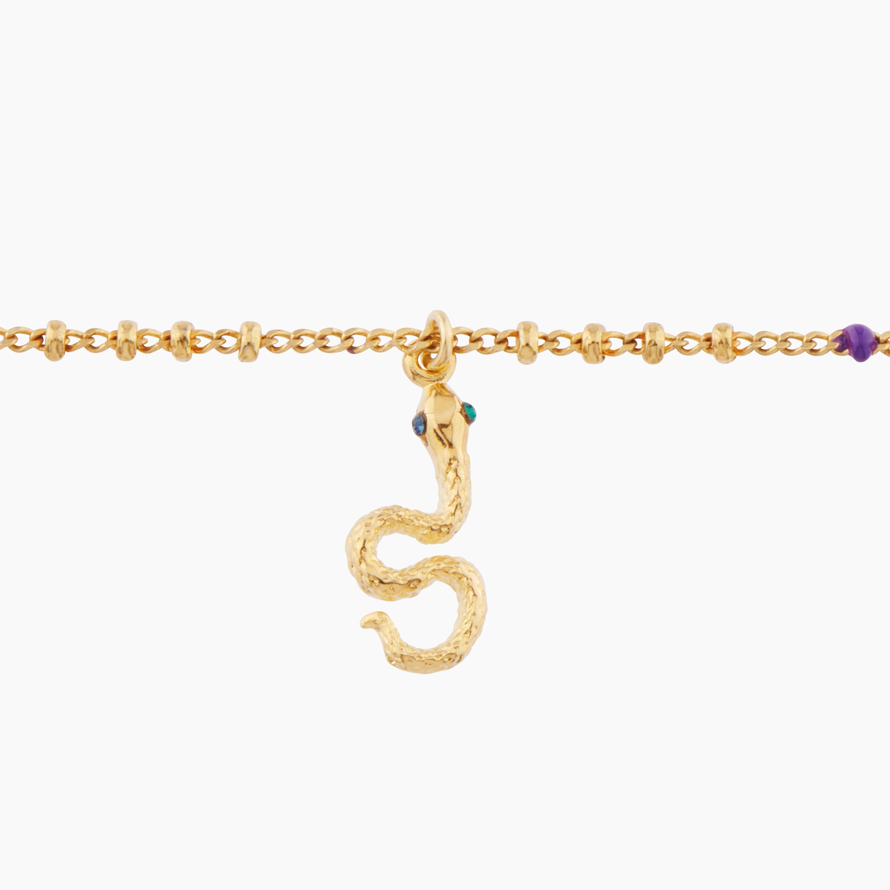 Bracelet pendentif serpent