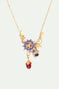 Passionflower statement necklace