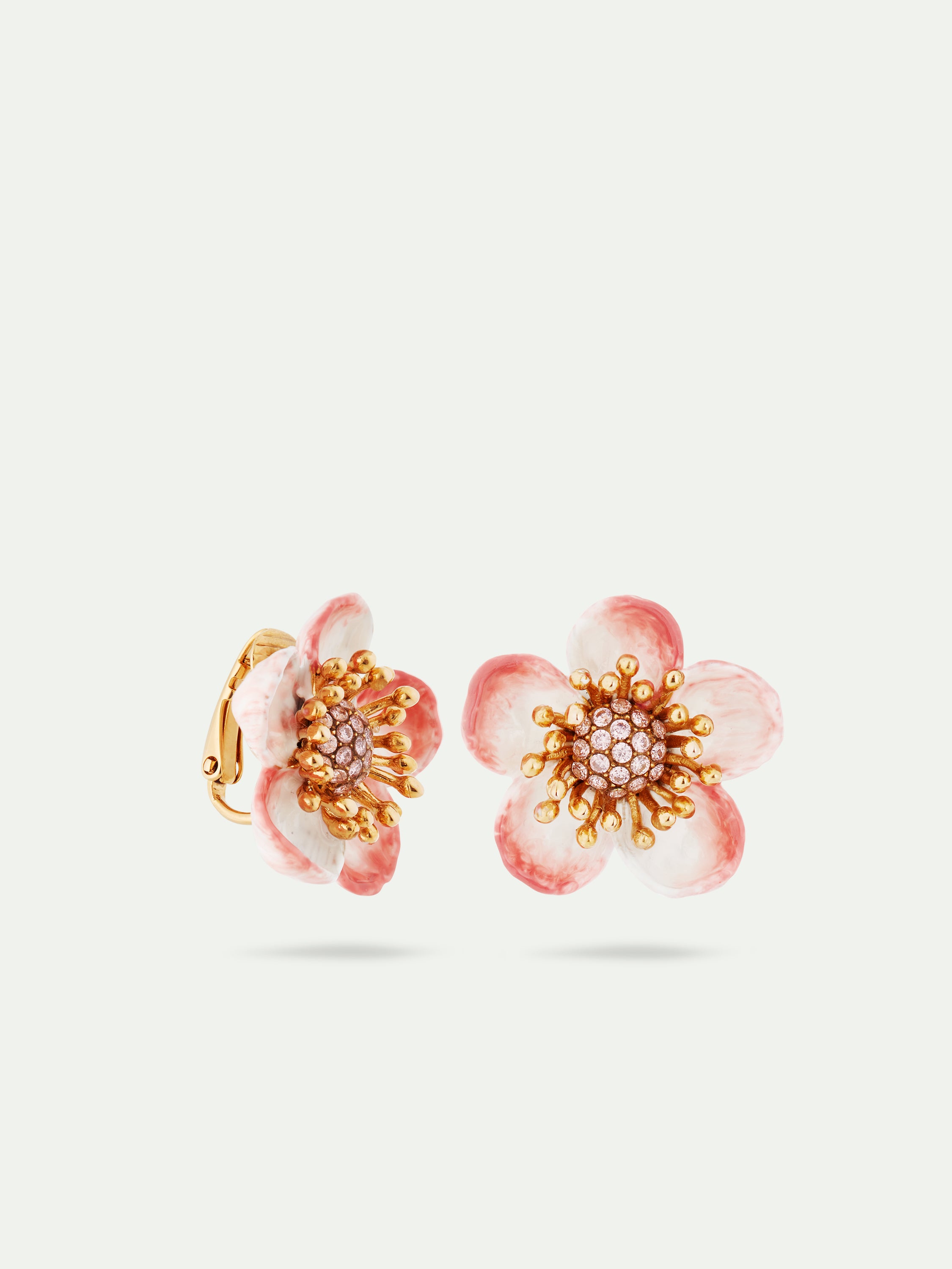 Boucles d'oreilles fleur de pommier