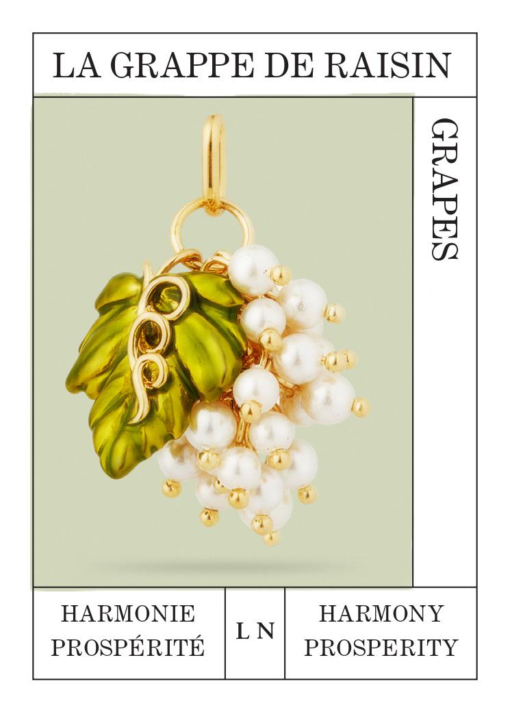 Grape pendant: Harmony and Prosperity