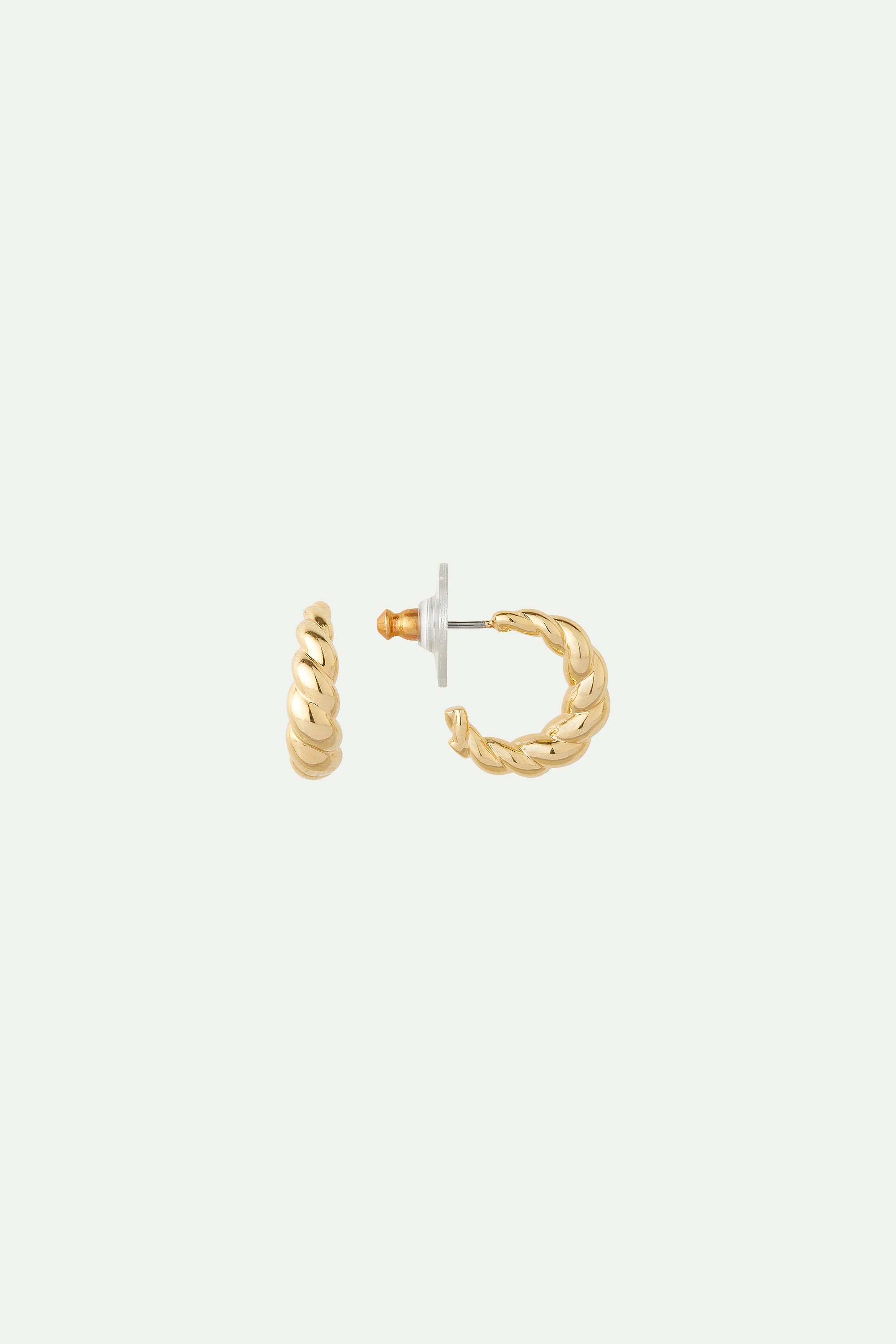 Boucles d'oreilles créoles mailles marines