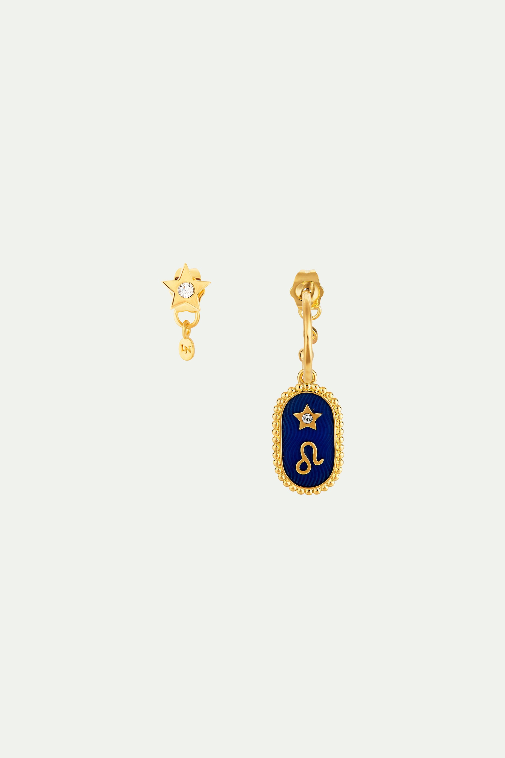 Leo Zodiac Sign Stud Earrings