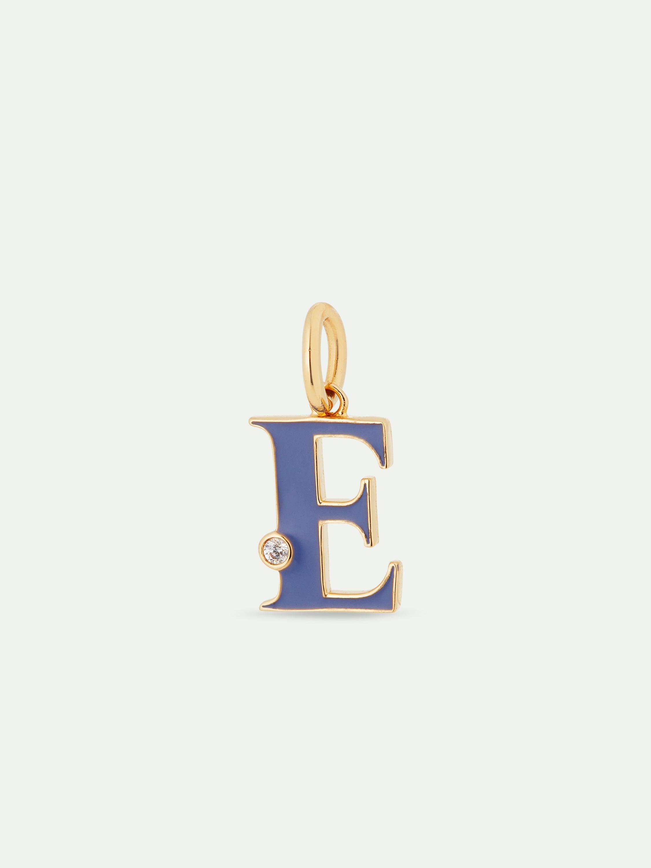 Letter E pendant necklace