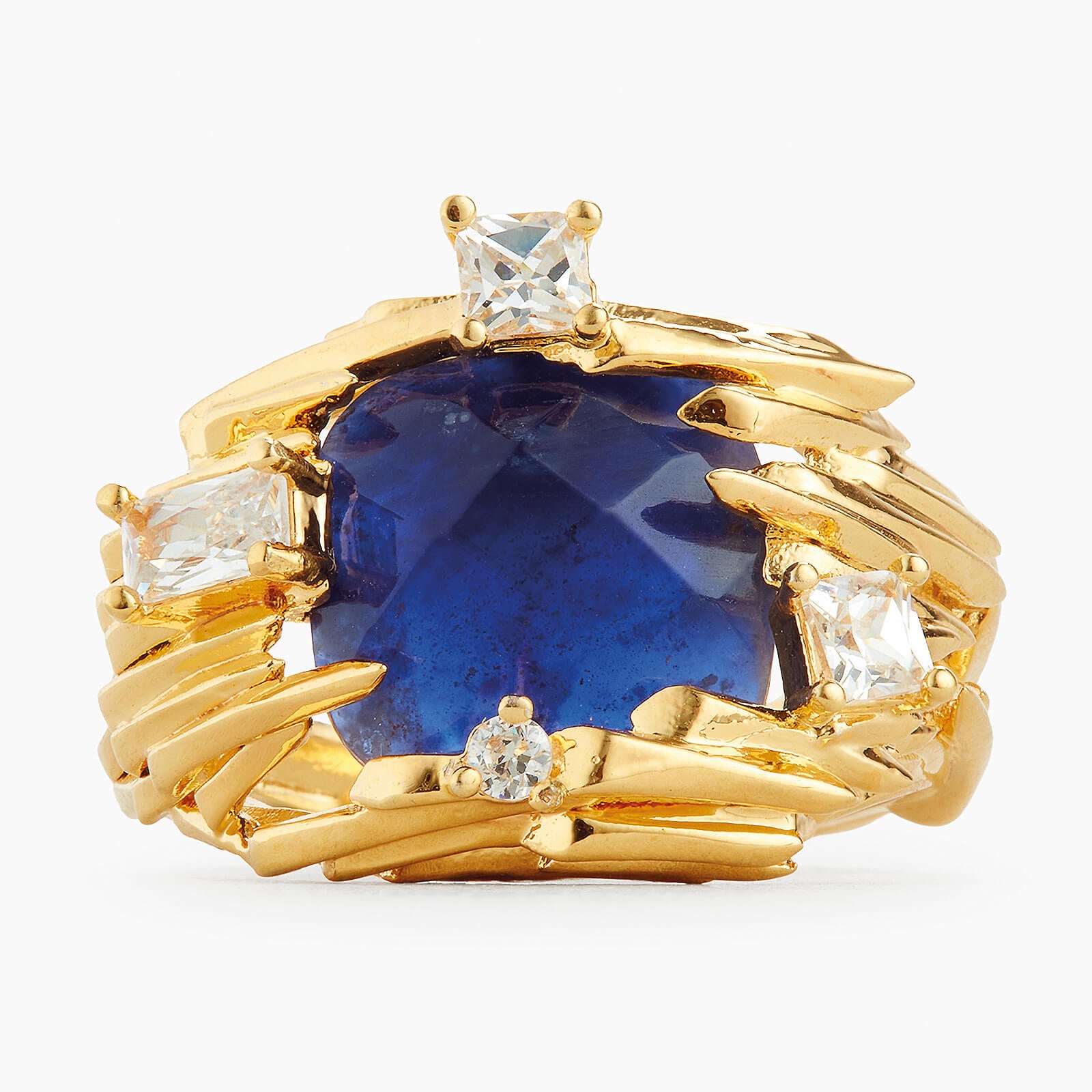 Bague cocktail sodalite