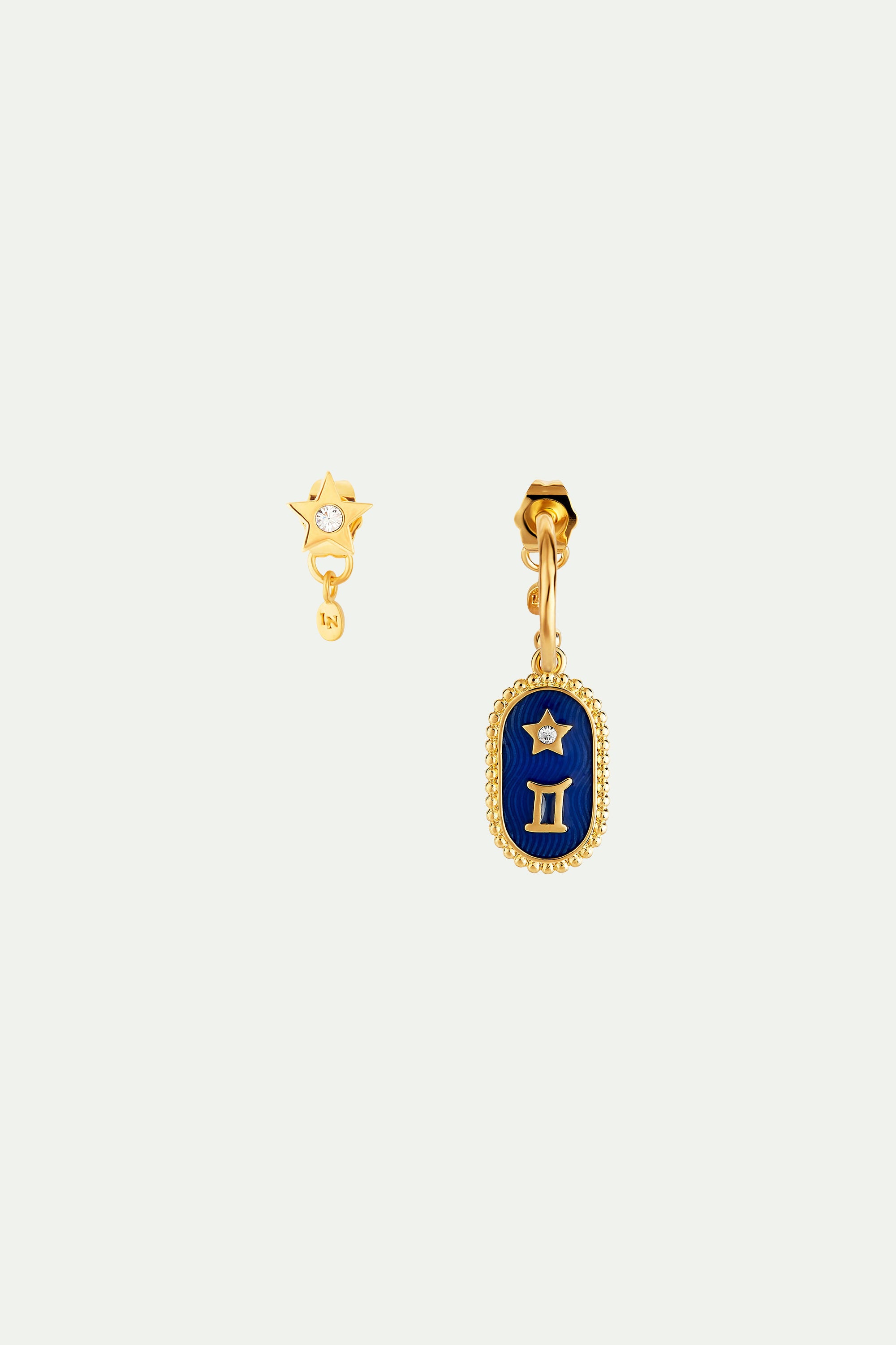 Gemini Zodiac Sign Stud Earrings