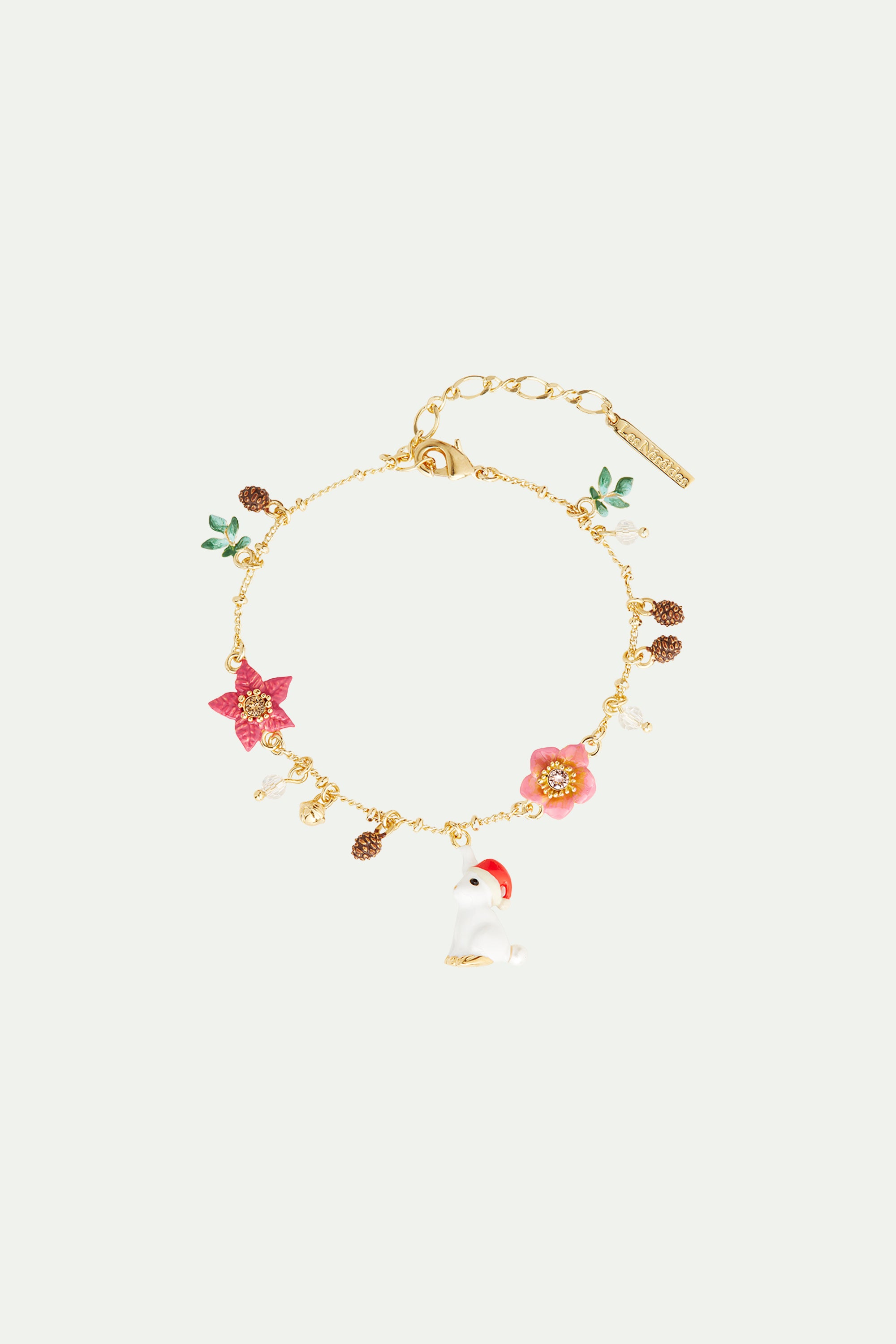 Pulsera Charms Conejo Navidad Encantada