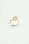 Bague ajustable fil d'or