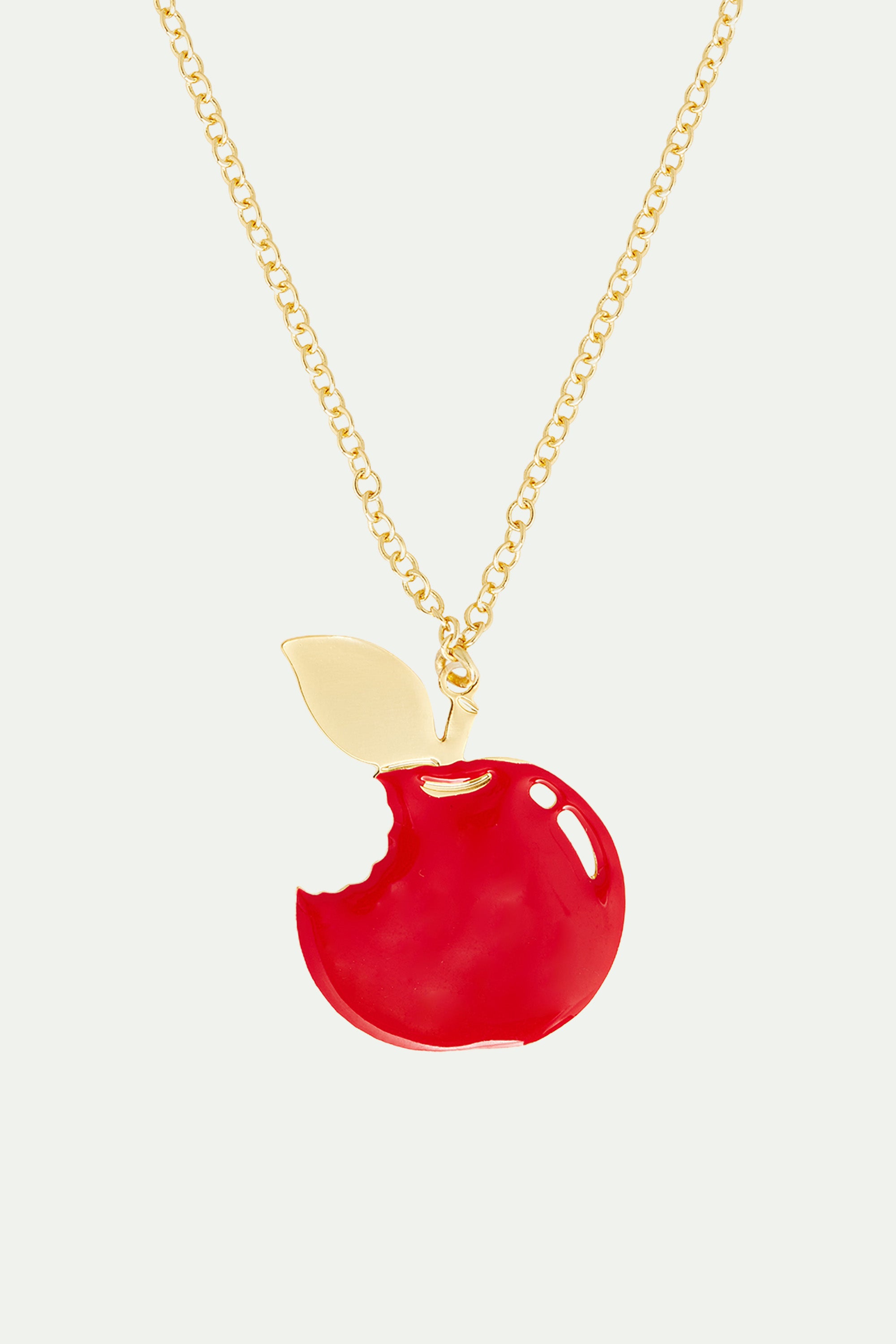 Collier pendentif pomme empoisonnée