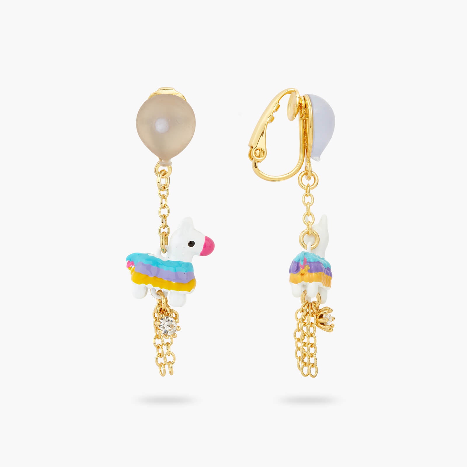 Boucles d'Oreilles Tiges Piñata et Ballon