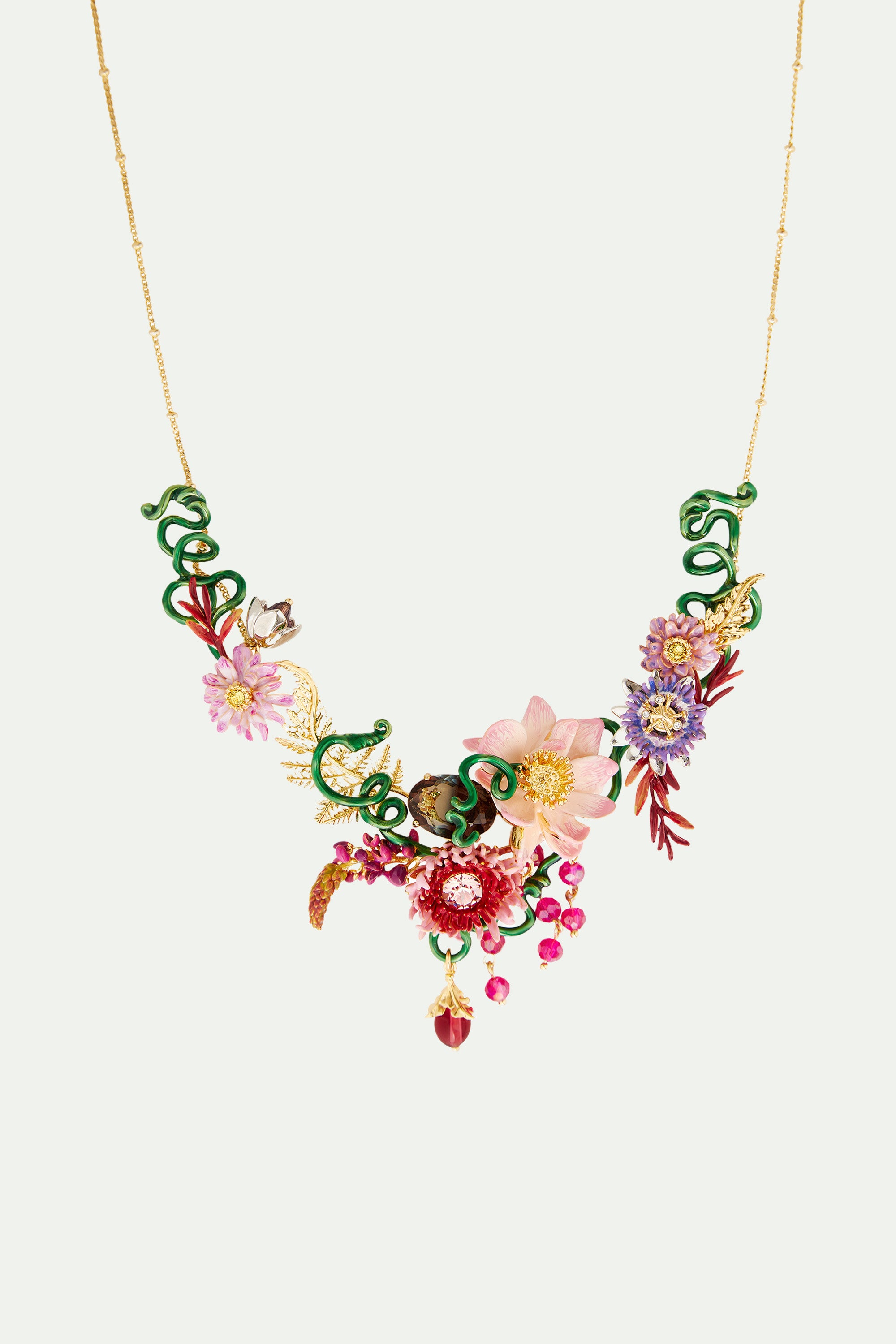 Collier Plastron  Bouquet Intersidéral