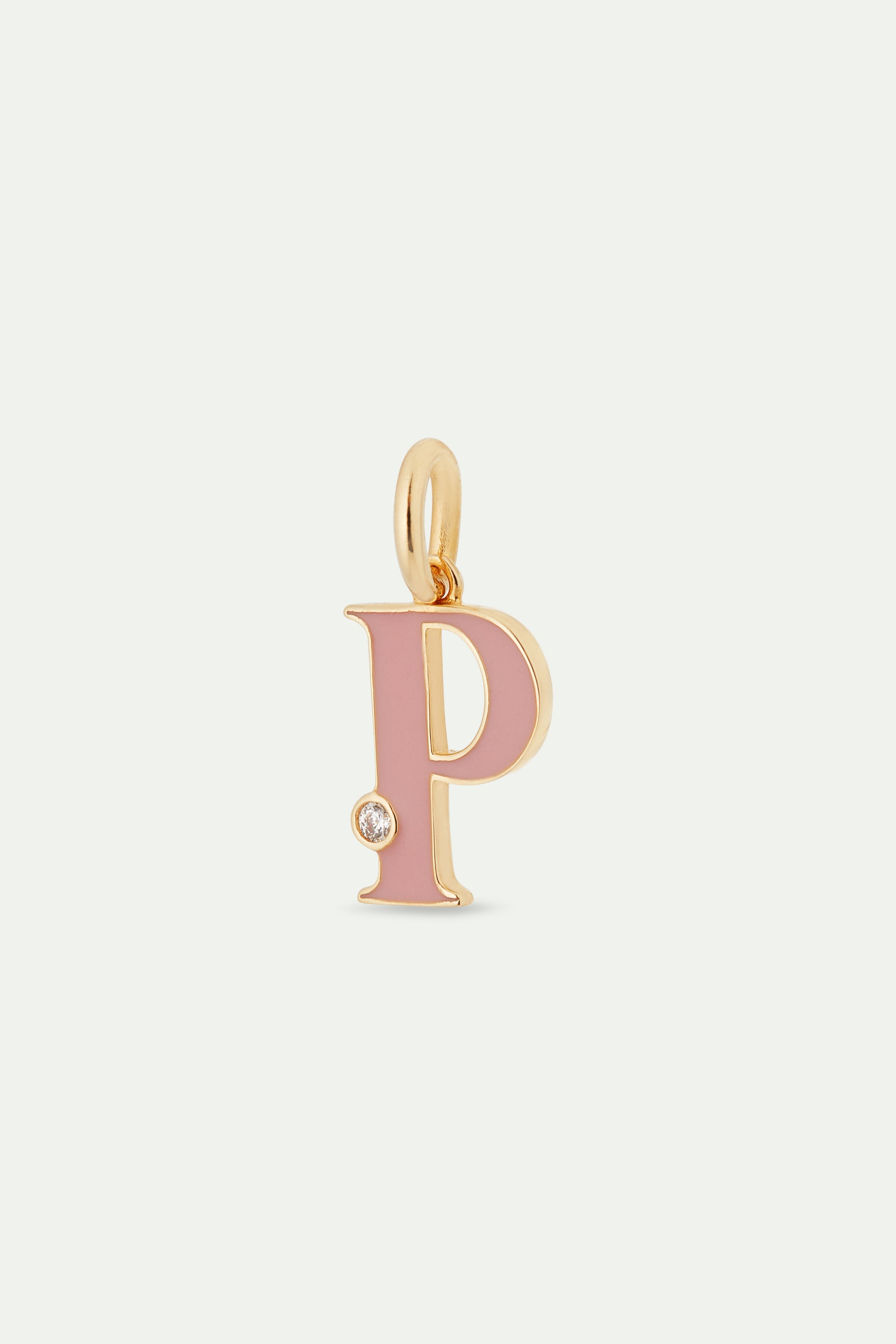 Collier pendentif lettre P