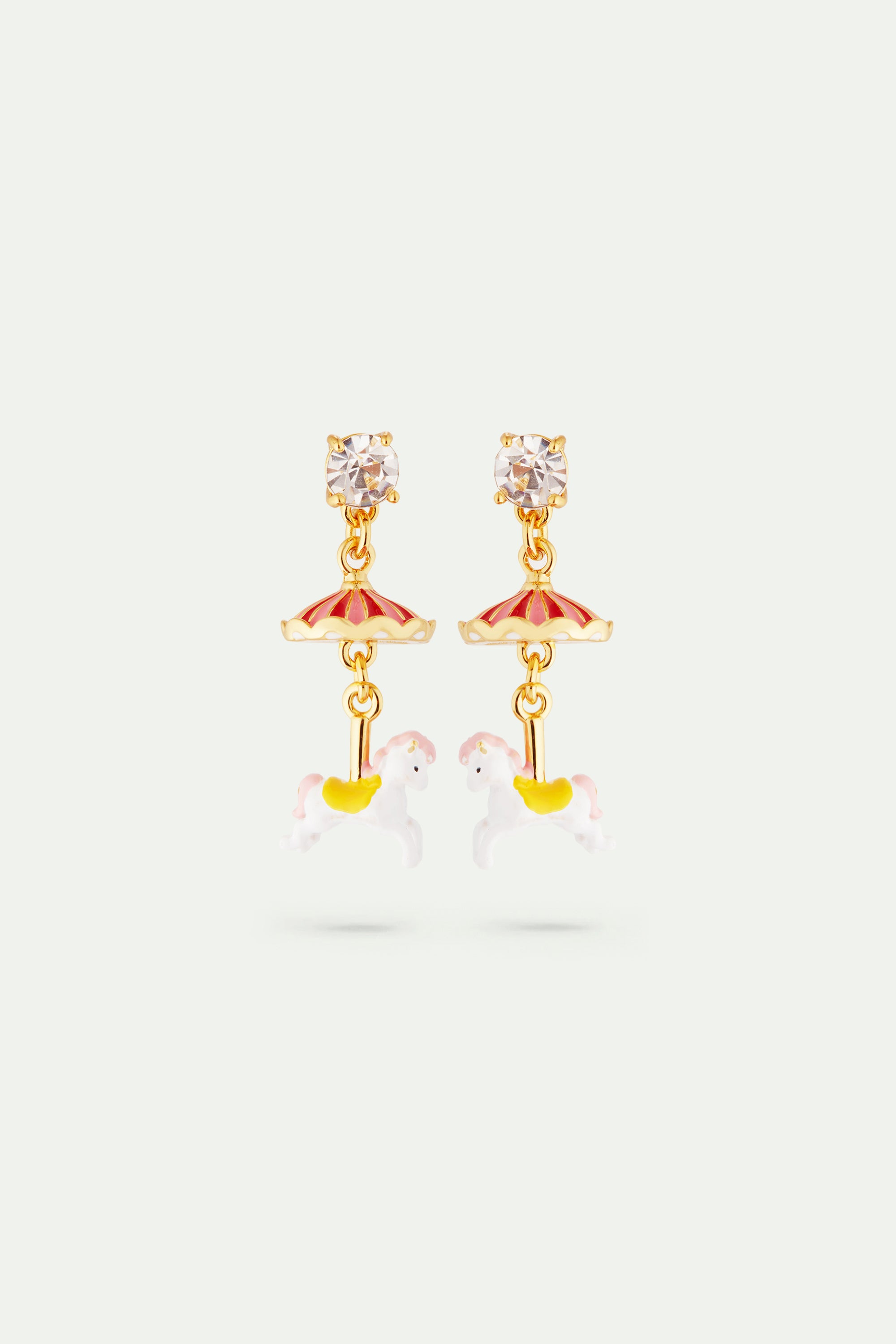 Boucles d'oreilles cheval de carrousel