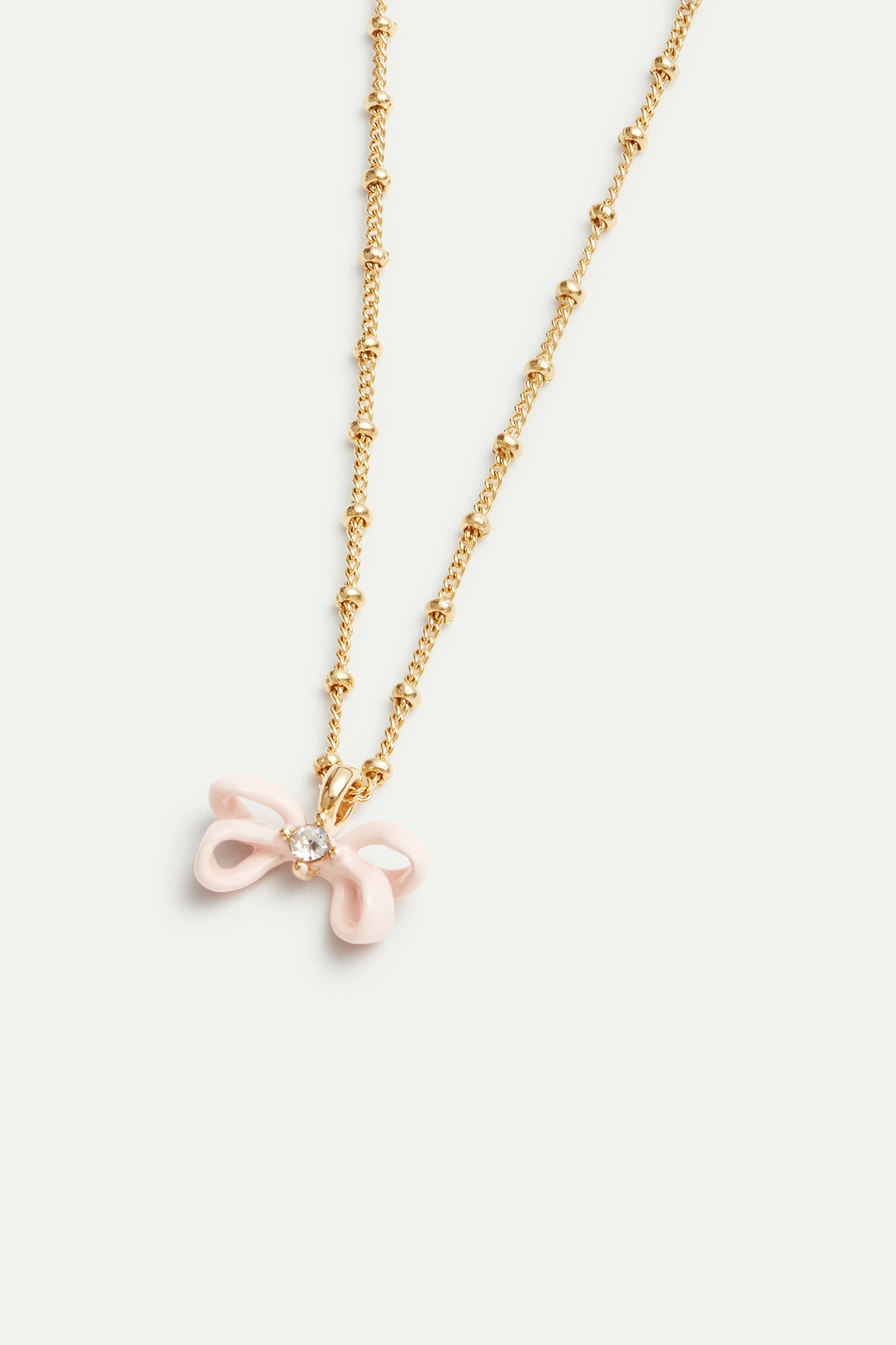 Pink ribbon pendant bracelet