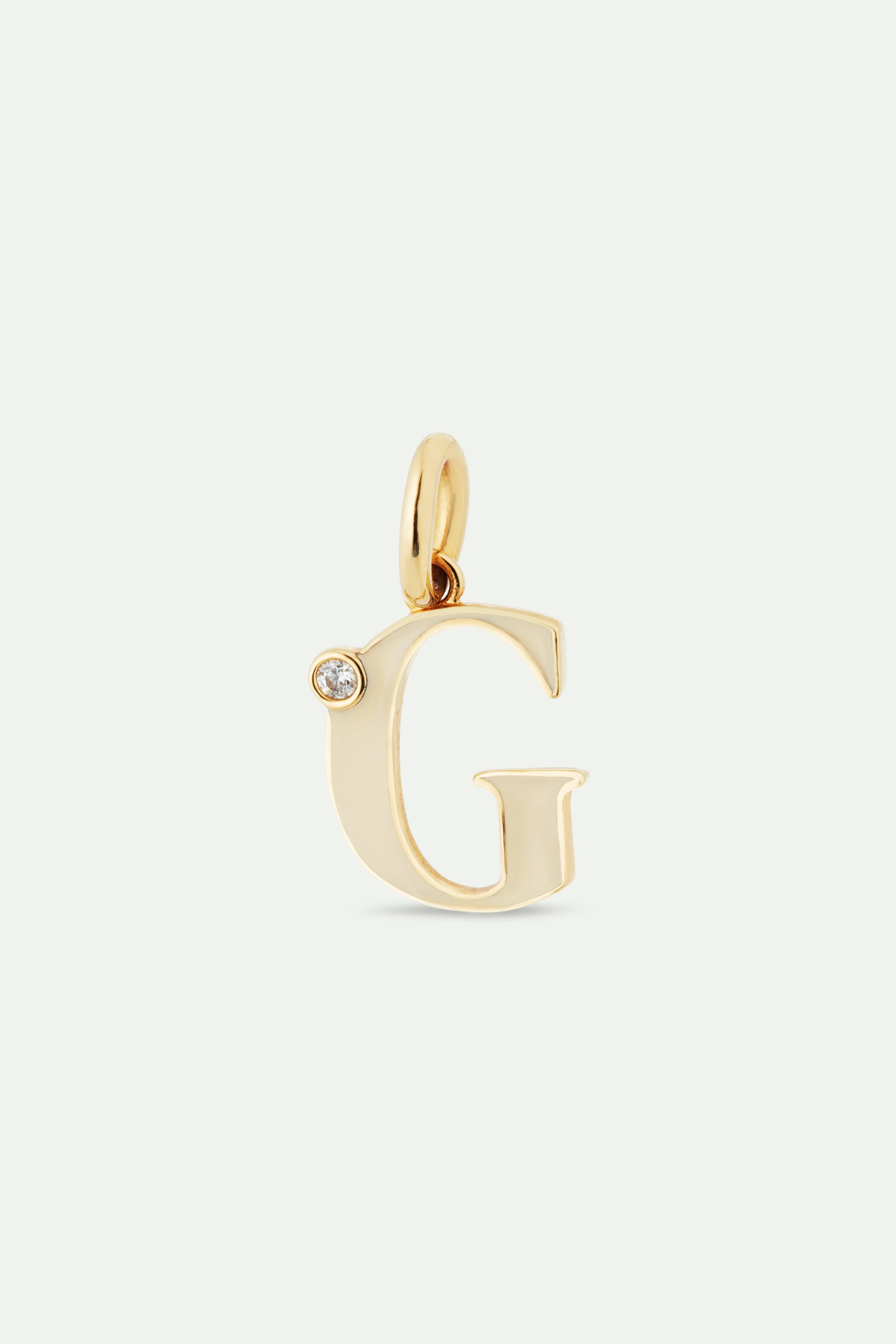 Collier pendentif lettre G