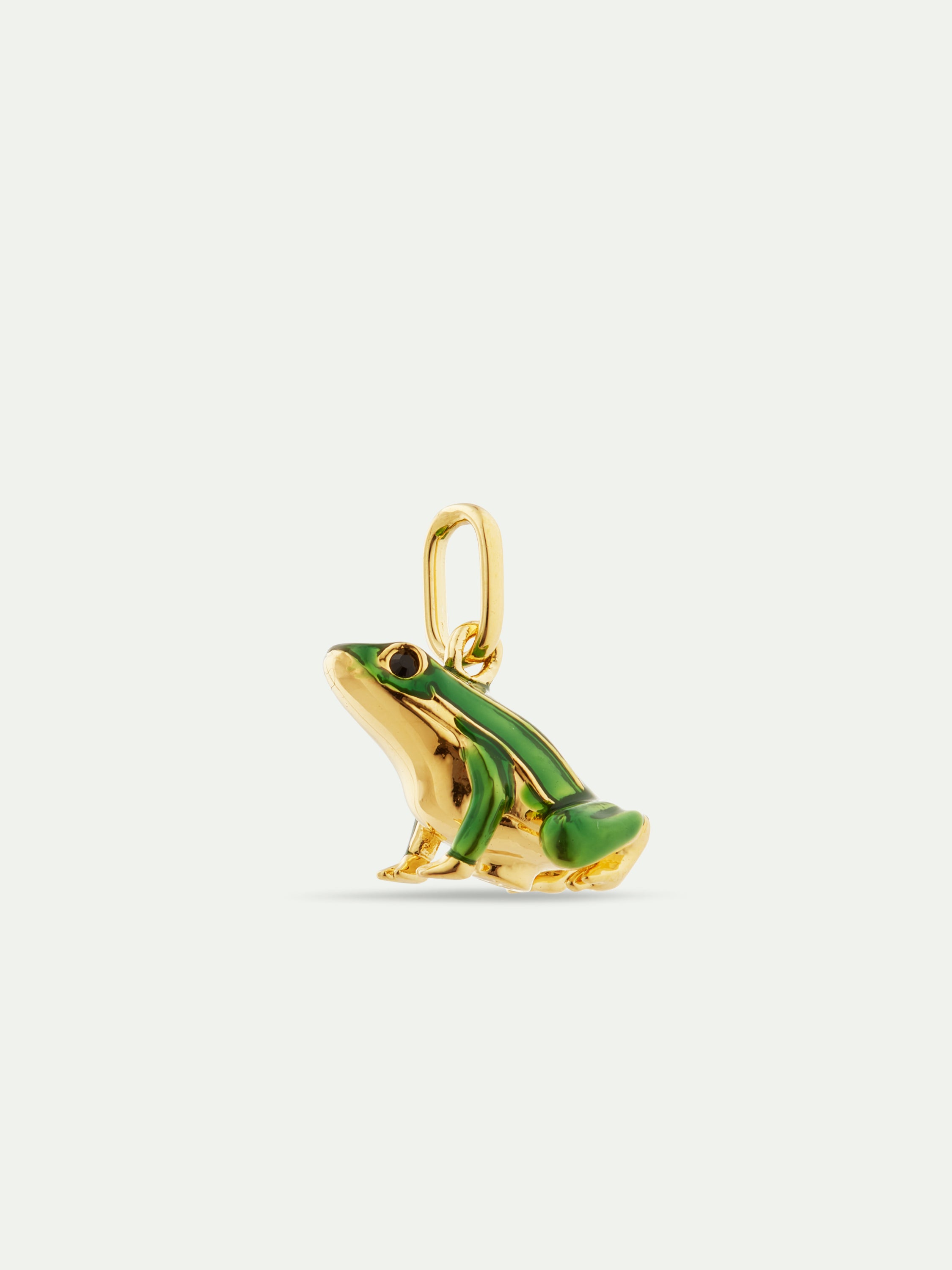 Green frog pendant: Chance and Intuition