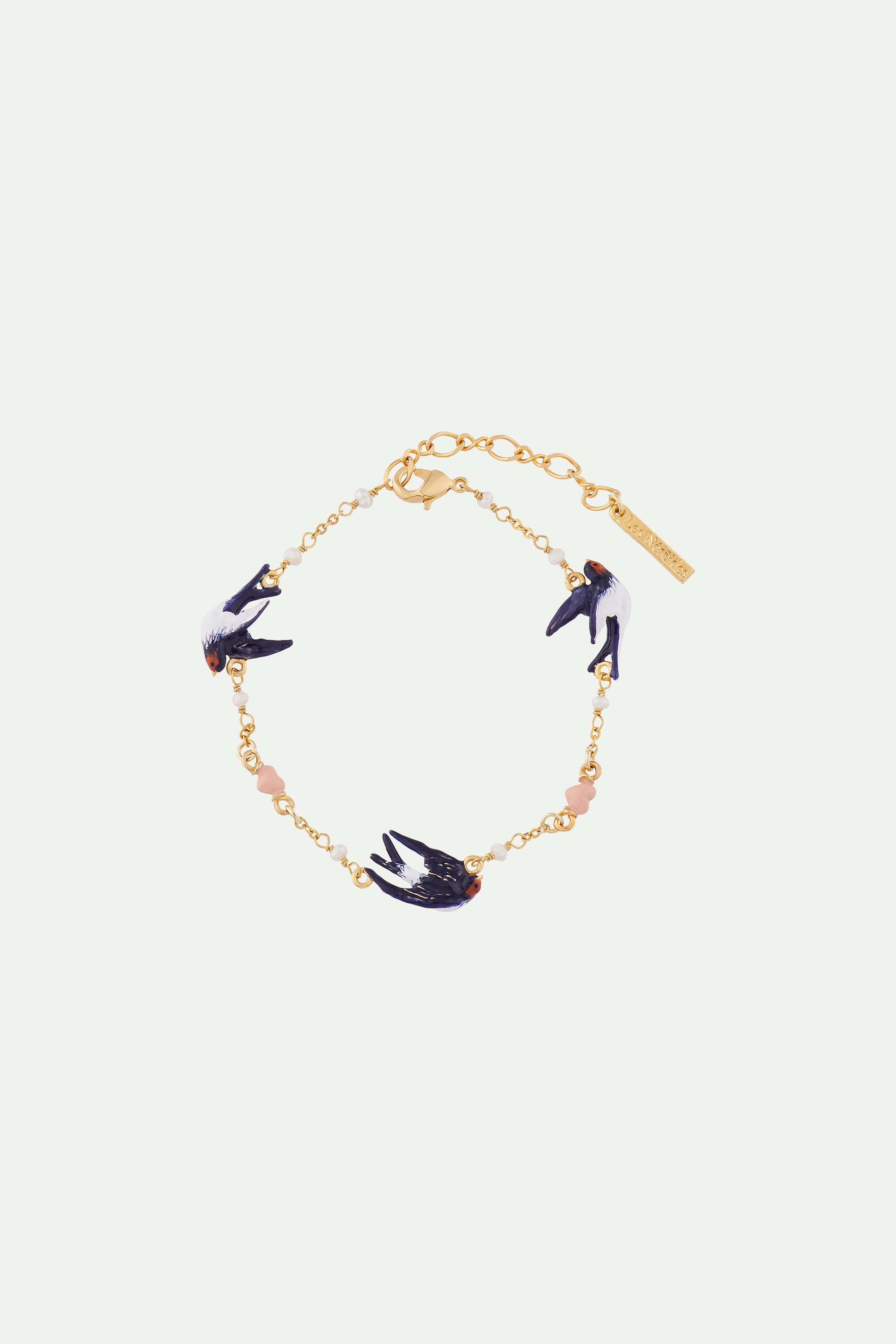 Flying Swallows Chain Bracelet