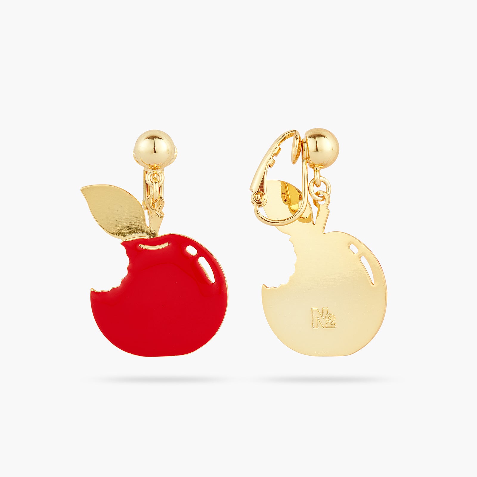 Poisoned apple post earrings