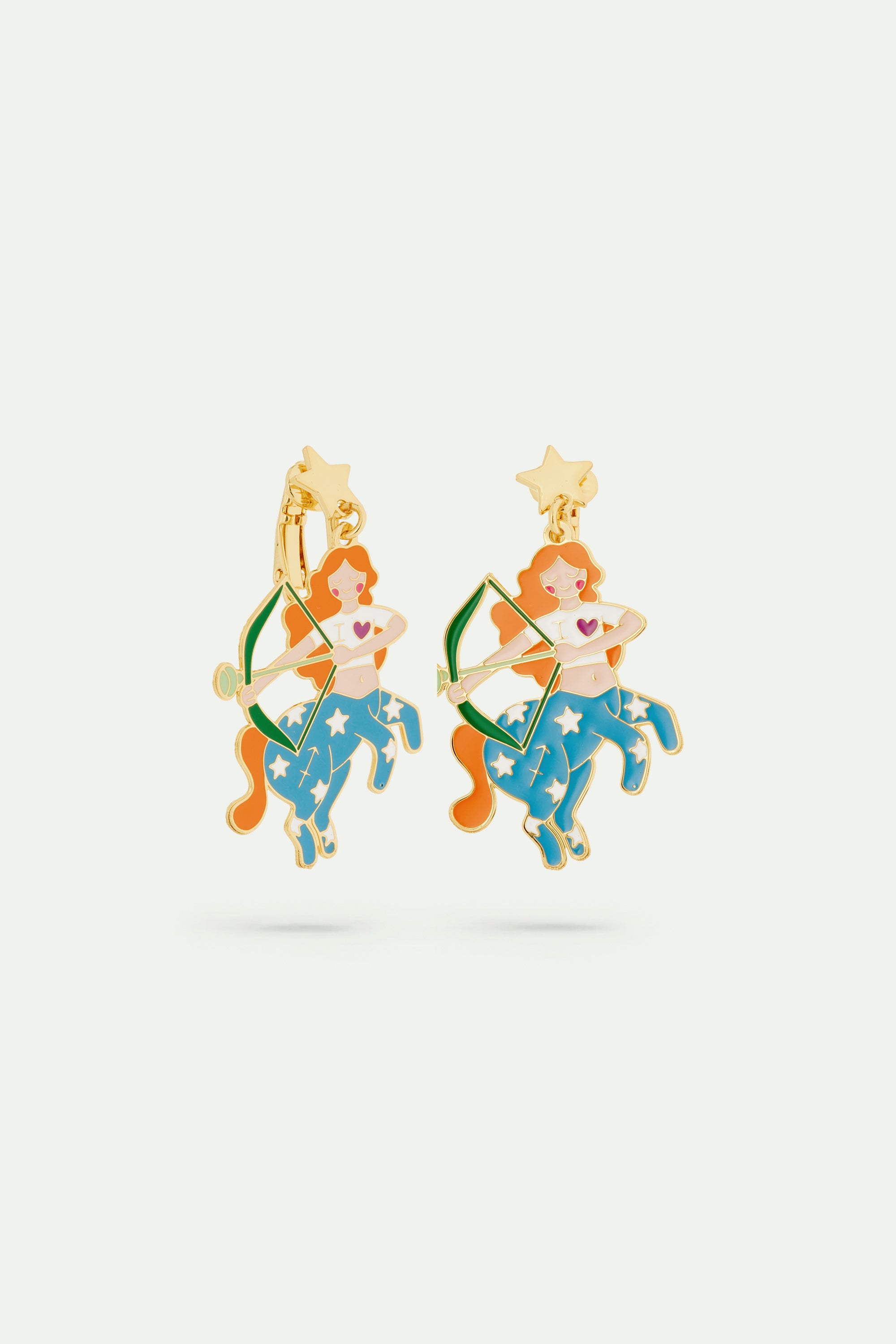 Sagittarius astrological sign earrings