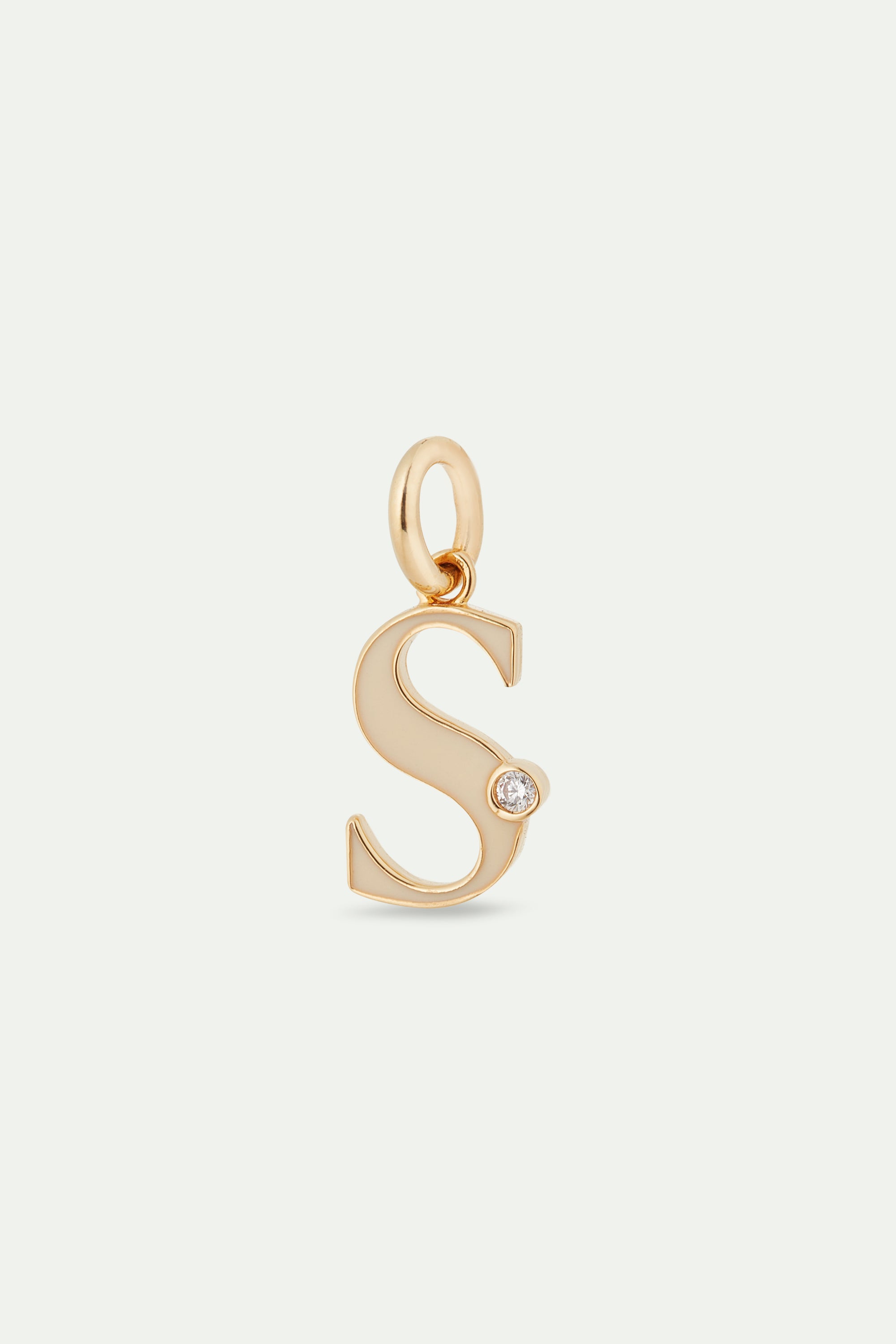 Letter S pendant necklace