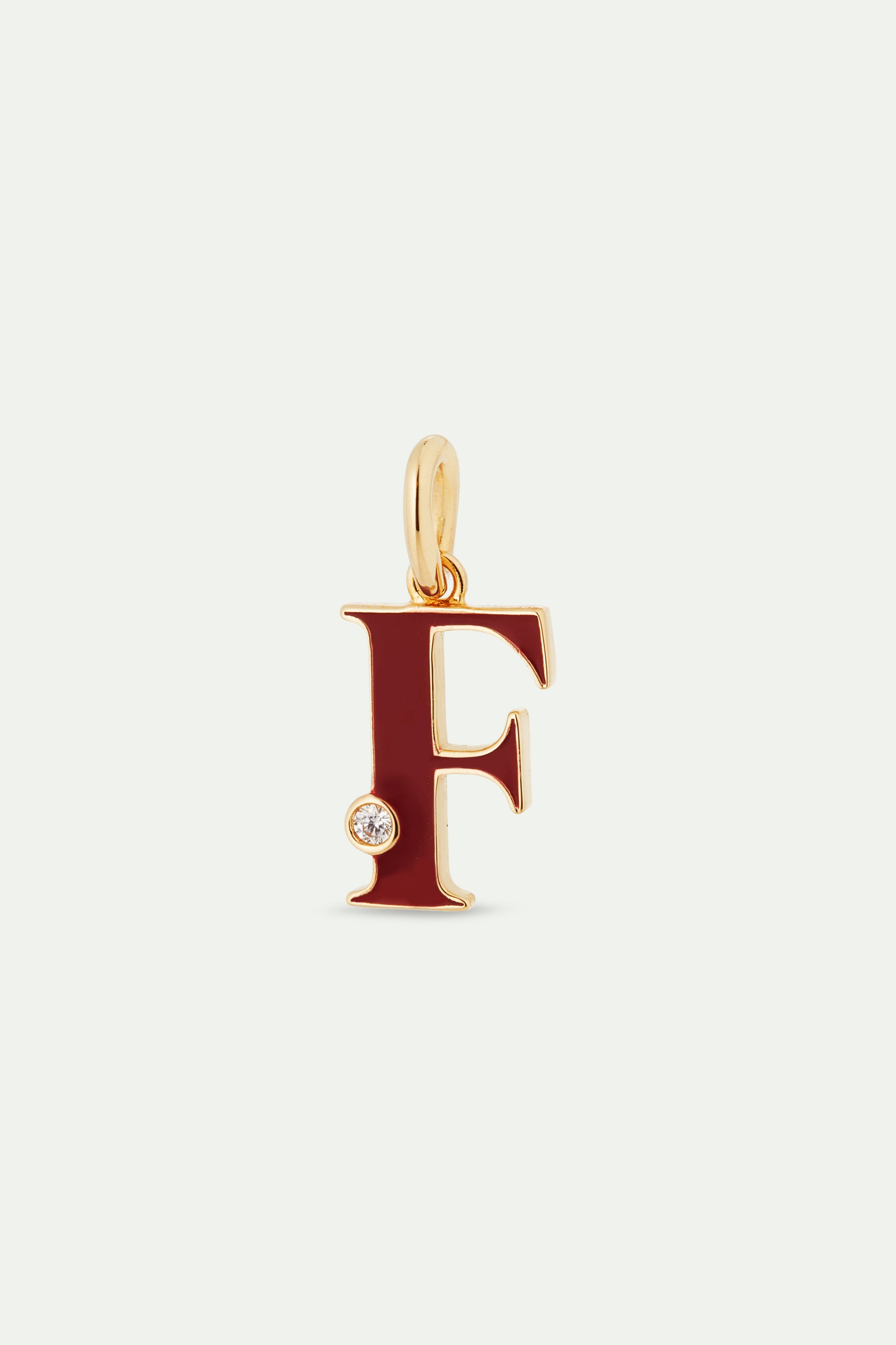 Letter F pendant necklace