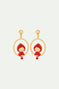 Boucles d'oreilles le petit chaperon rouge