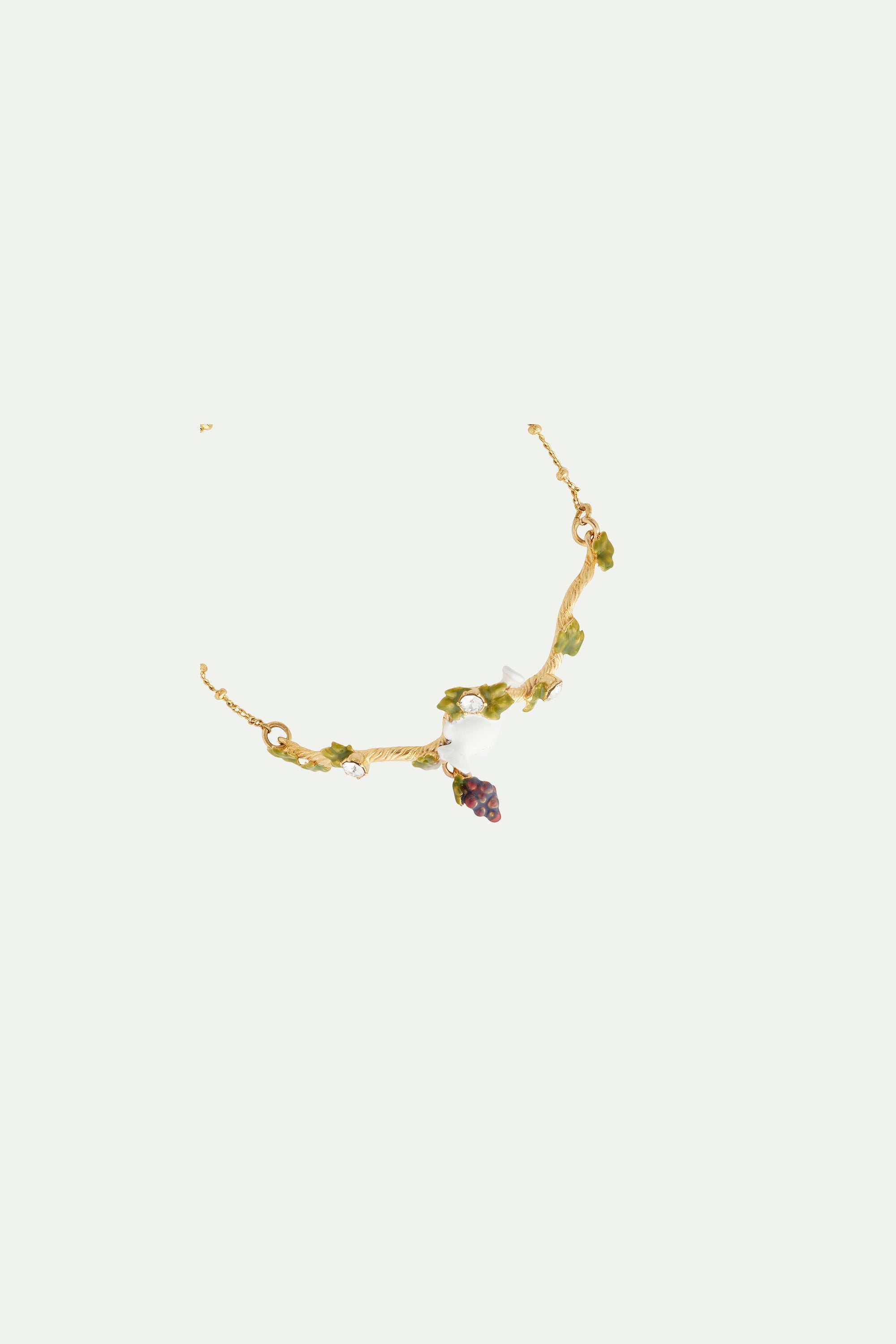 Grapes and amphora fine bracelet