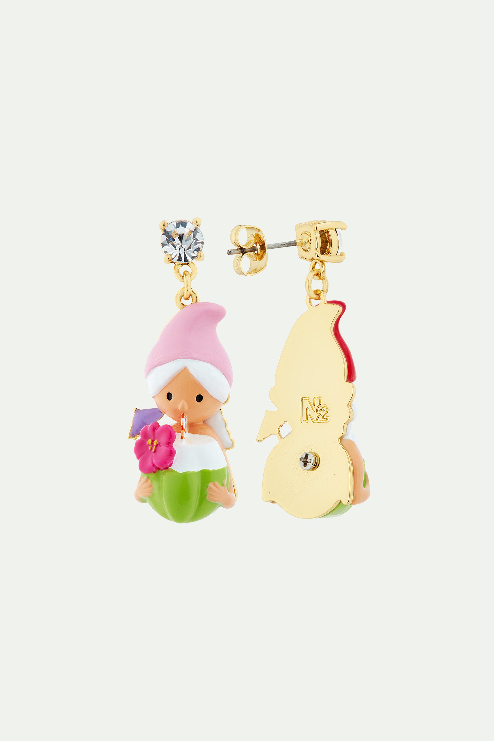 Toadstool family couple and cocktail post earrings