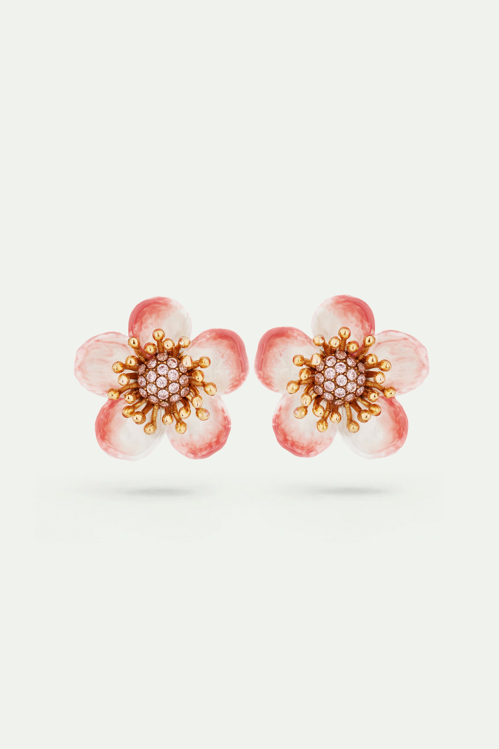 Boucles d'oreilles fleur de pommier