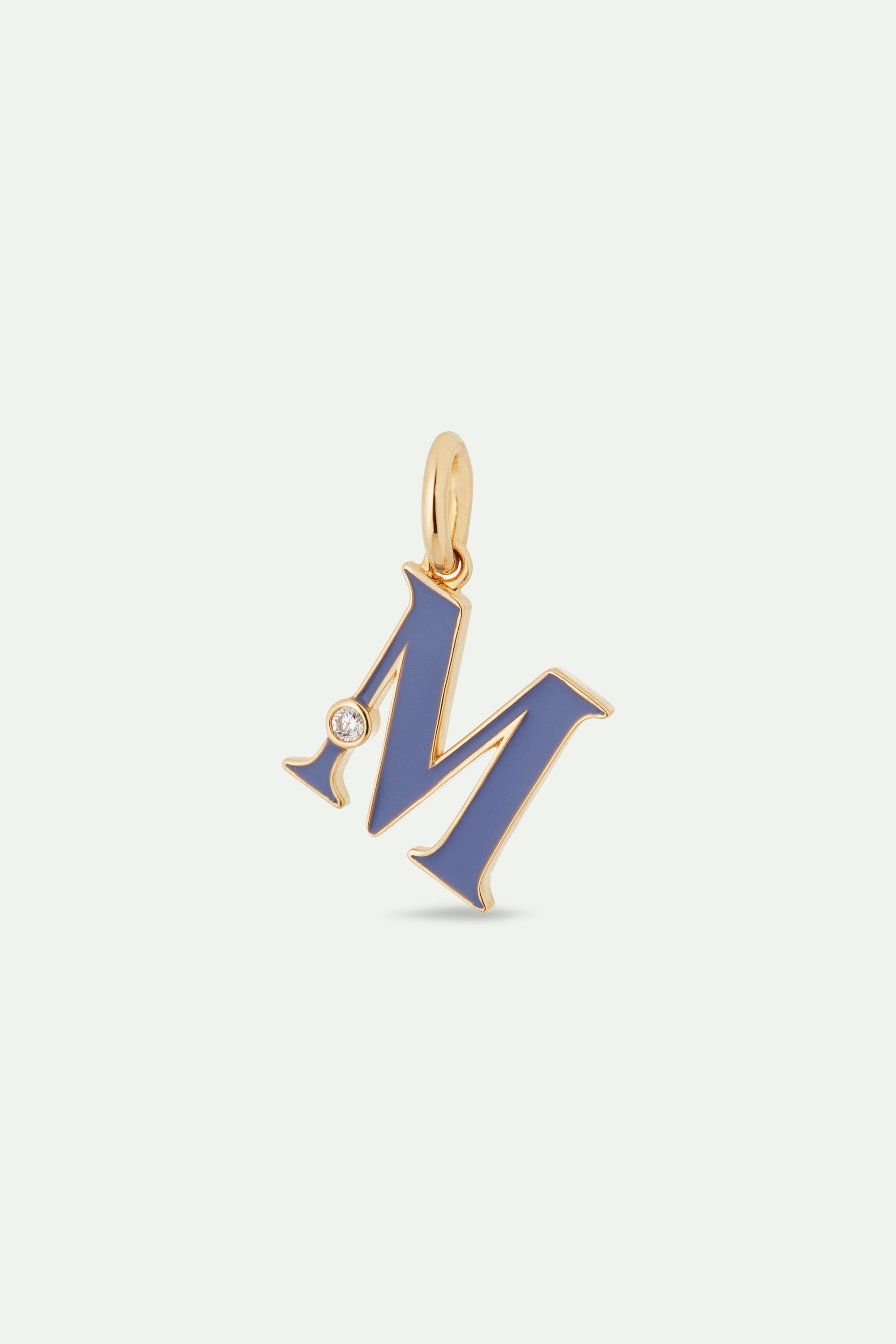 Letter M pendant necklace