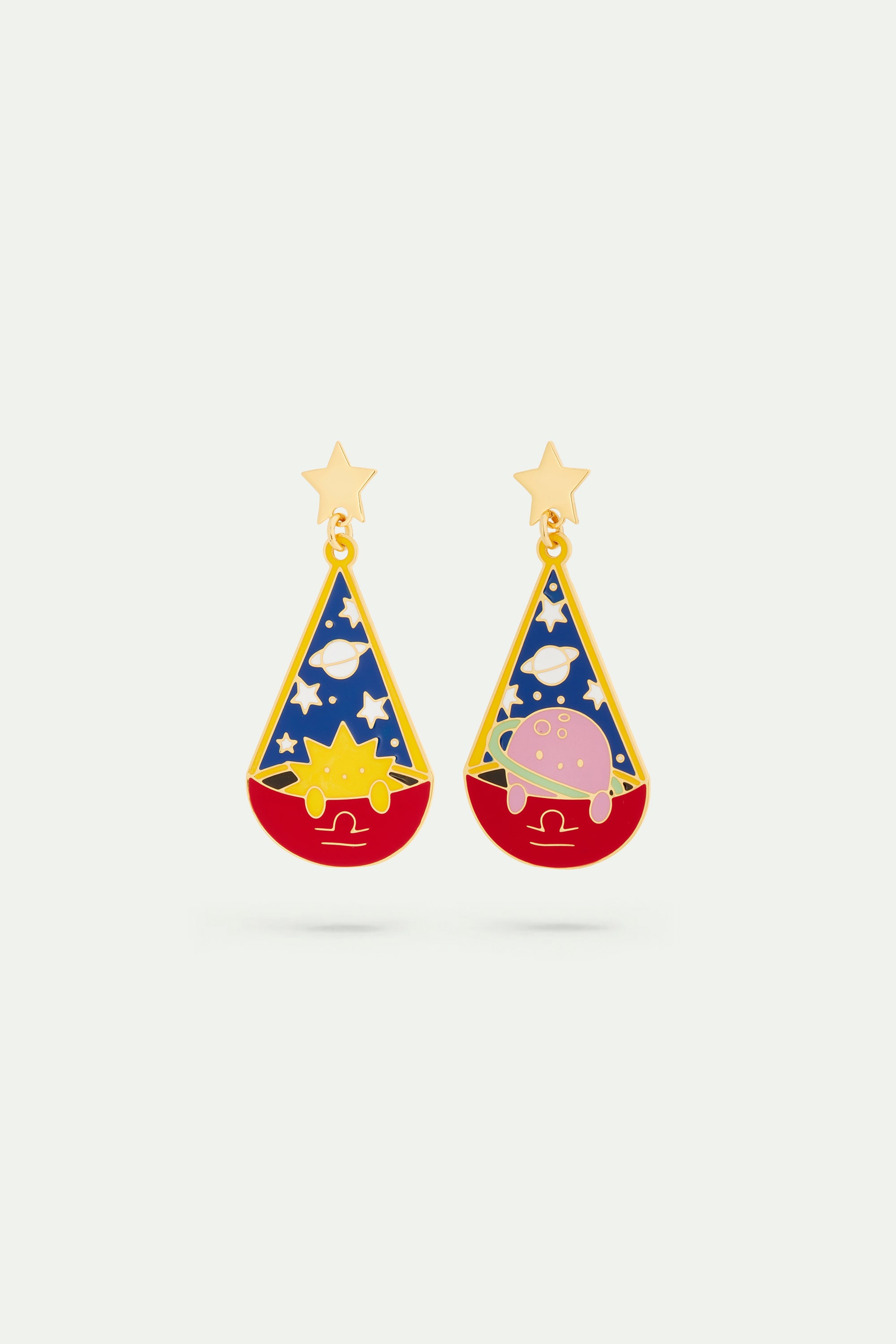 Libra astrological sign earrings