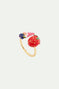 Garden gnome and strawberry you and me adjustable ring