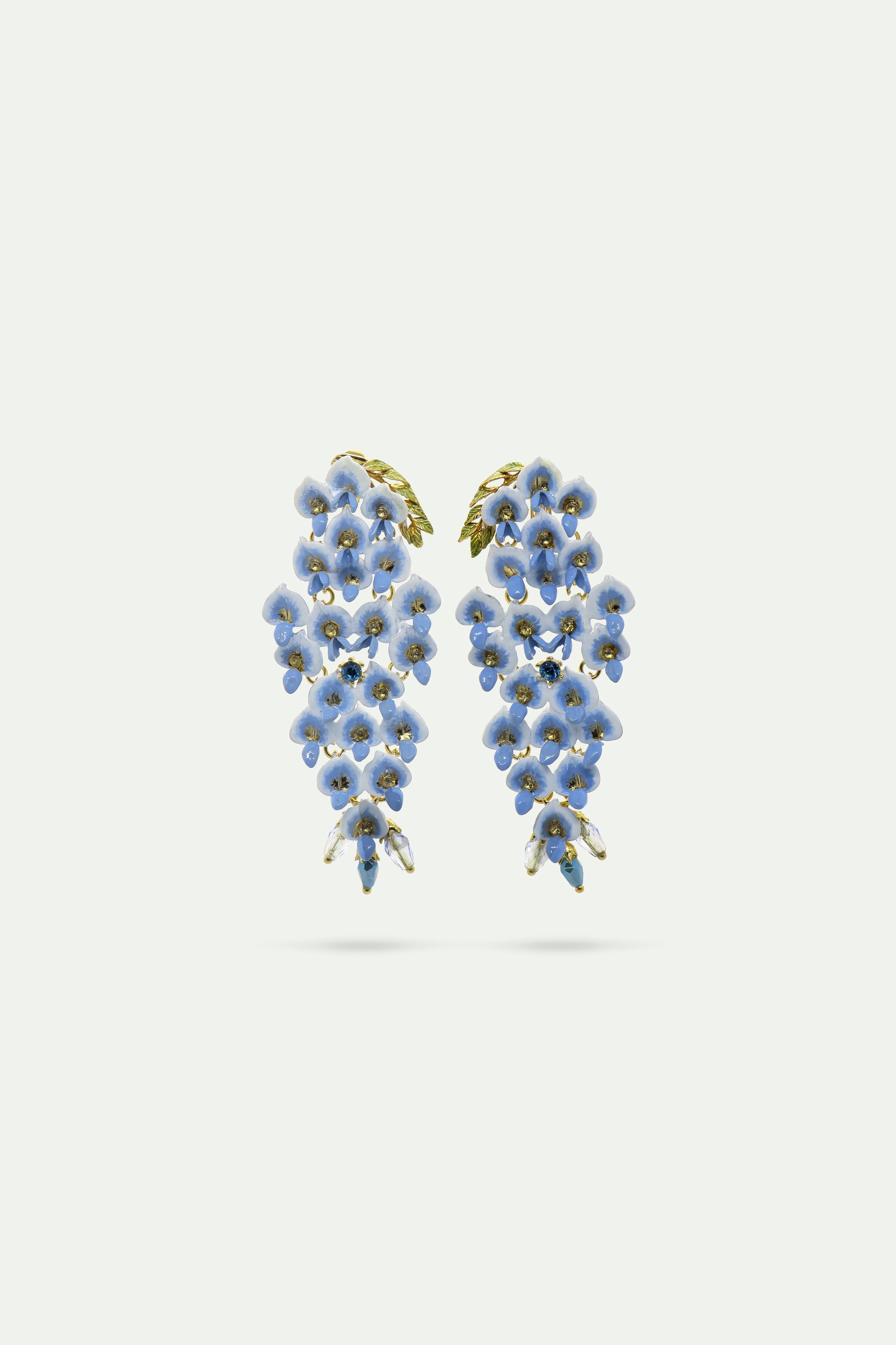 Boucles d'oreilles fleurs de glycines