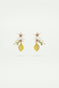 Boucles d'oreilles Demi Citron et fleurs de citronnier