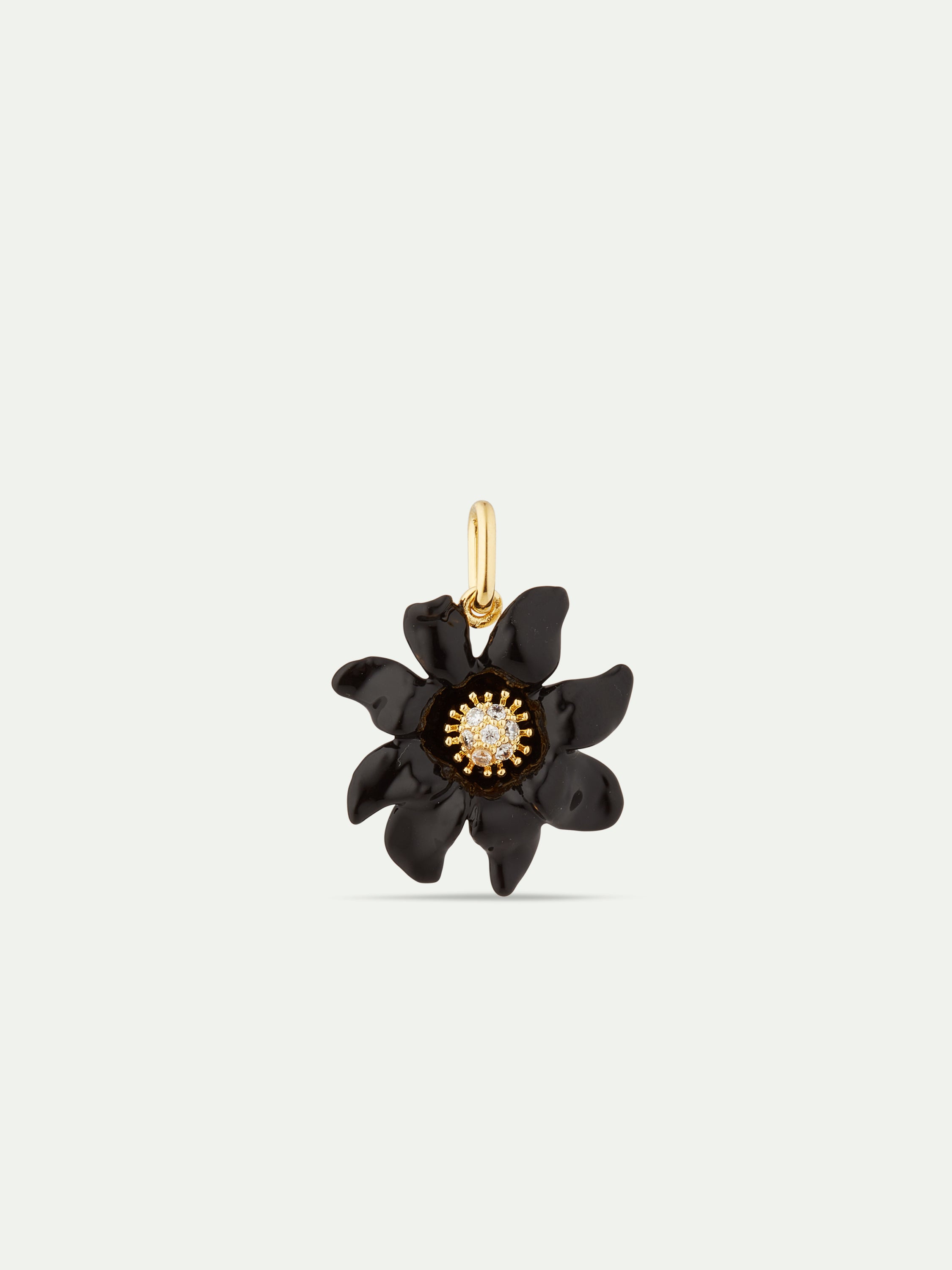 Black lily flower pendant: Elegance and Protection