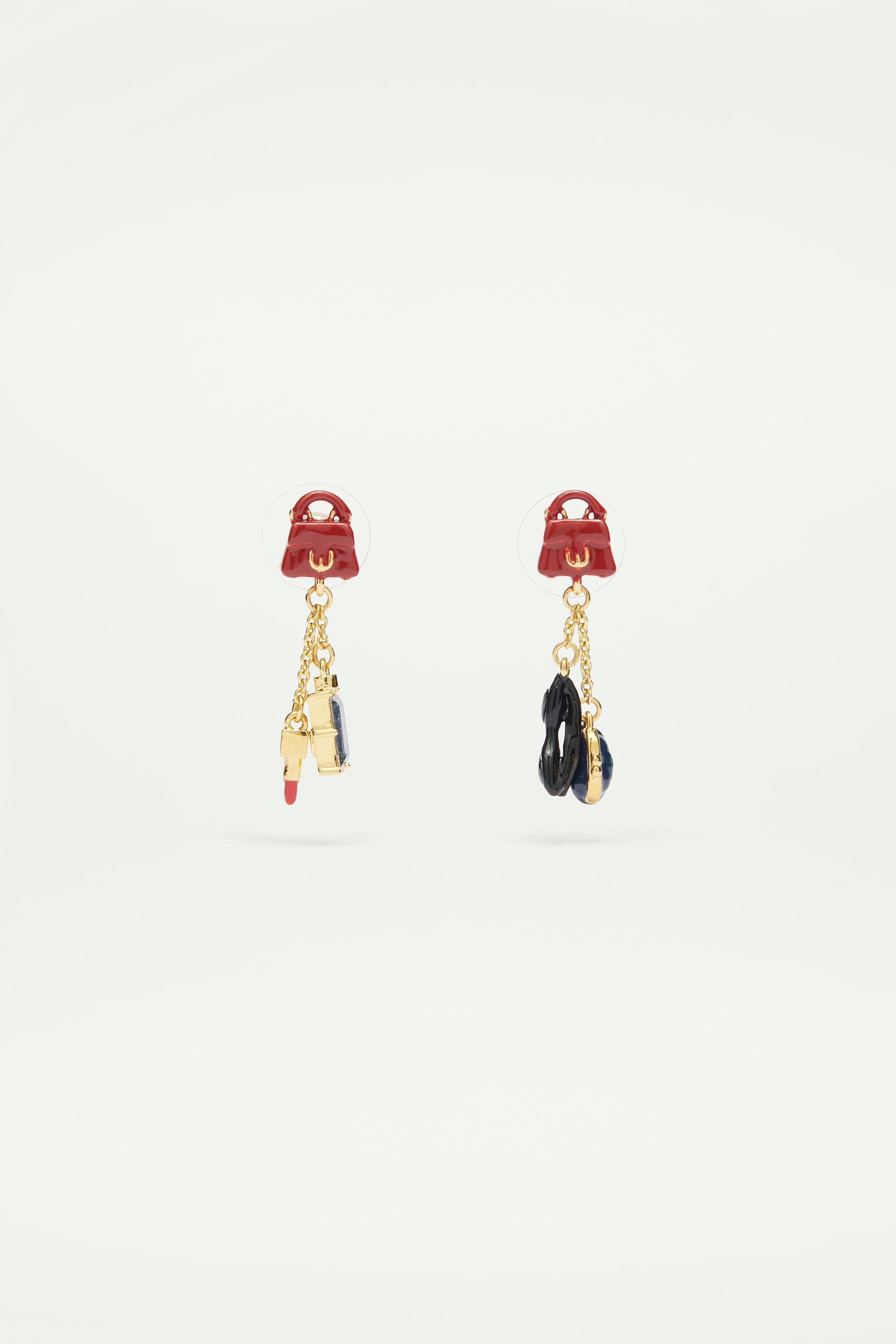 Paris souvenir asymmetrical post earrings