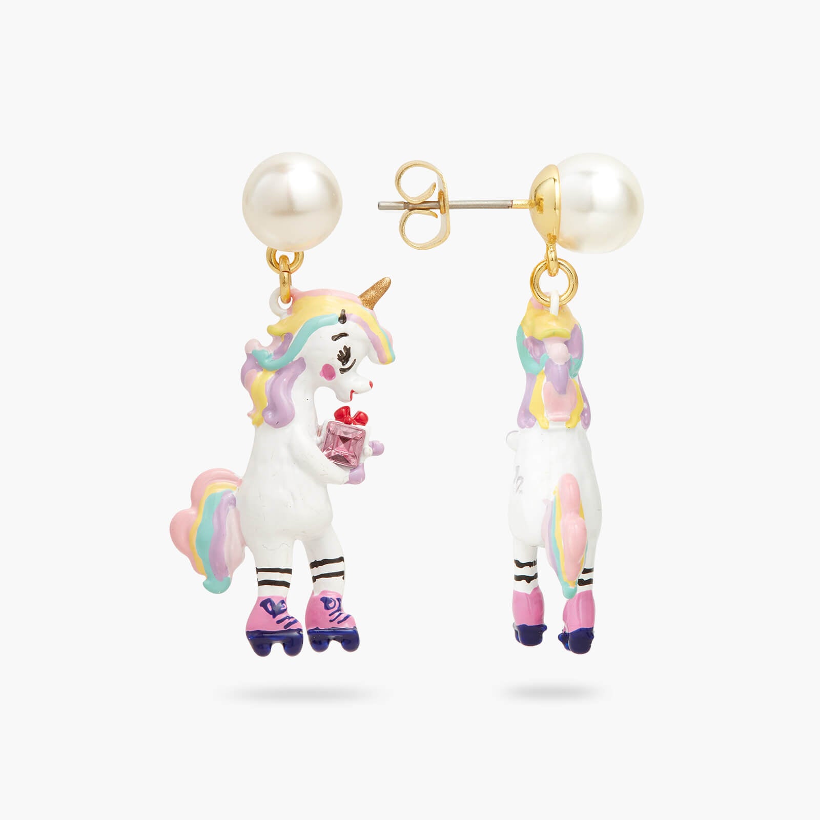 Boucles d'Oreilles Tiges Licorne