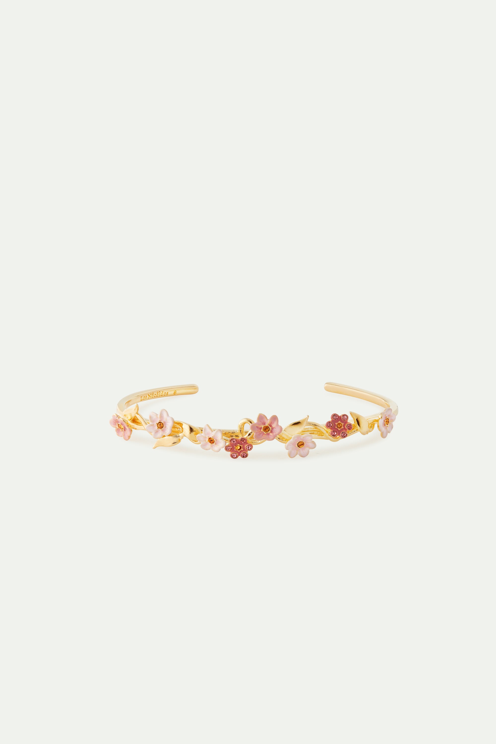 Pulsera de flor de jazmín rosa