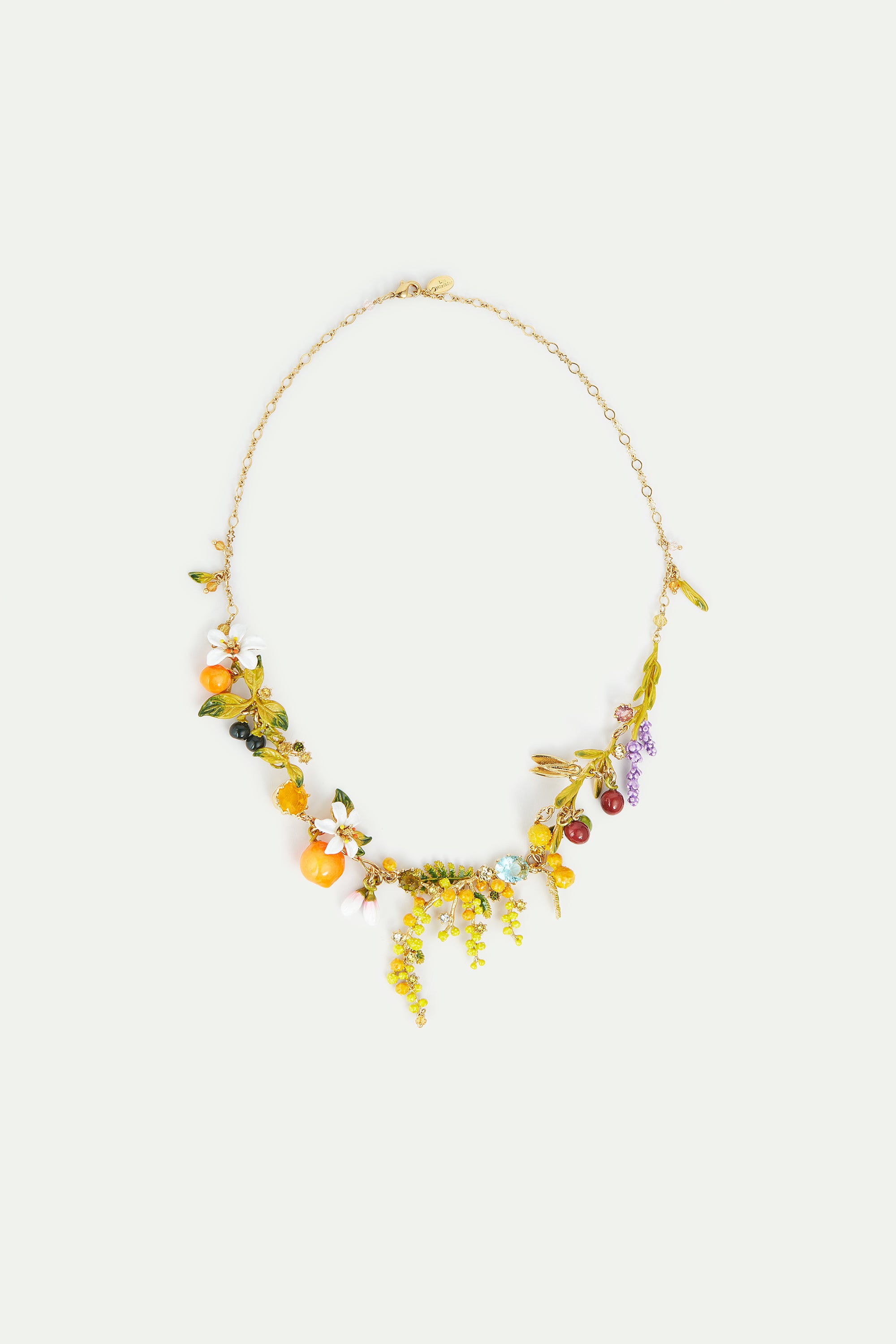 Multi element of the Provence garden collar necklace